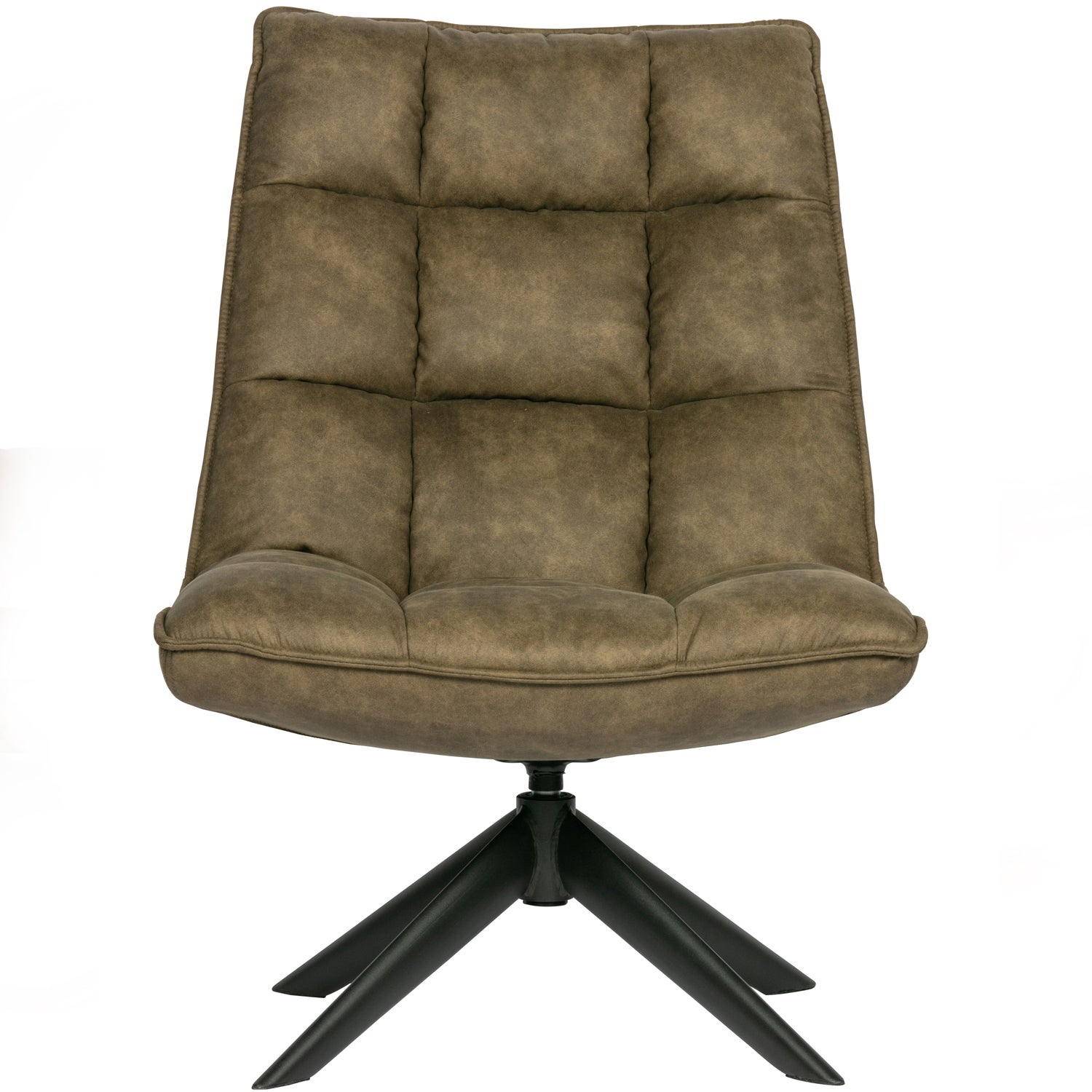 Jouke draaifauteuil chenille structuur roestbruin [fsc]