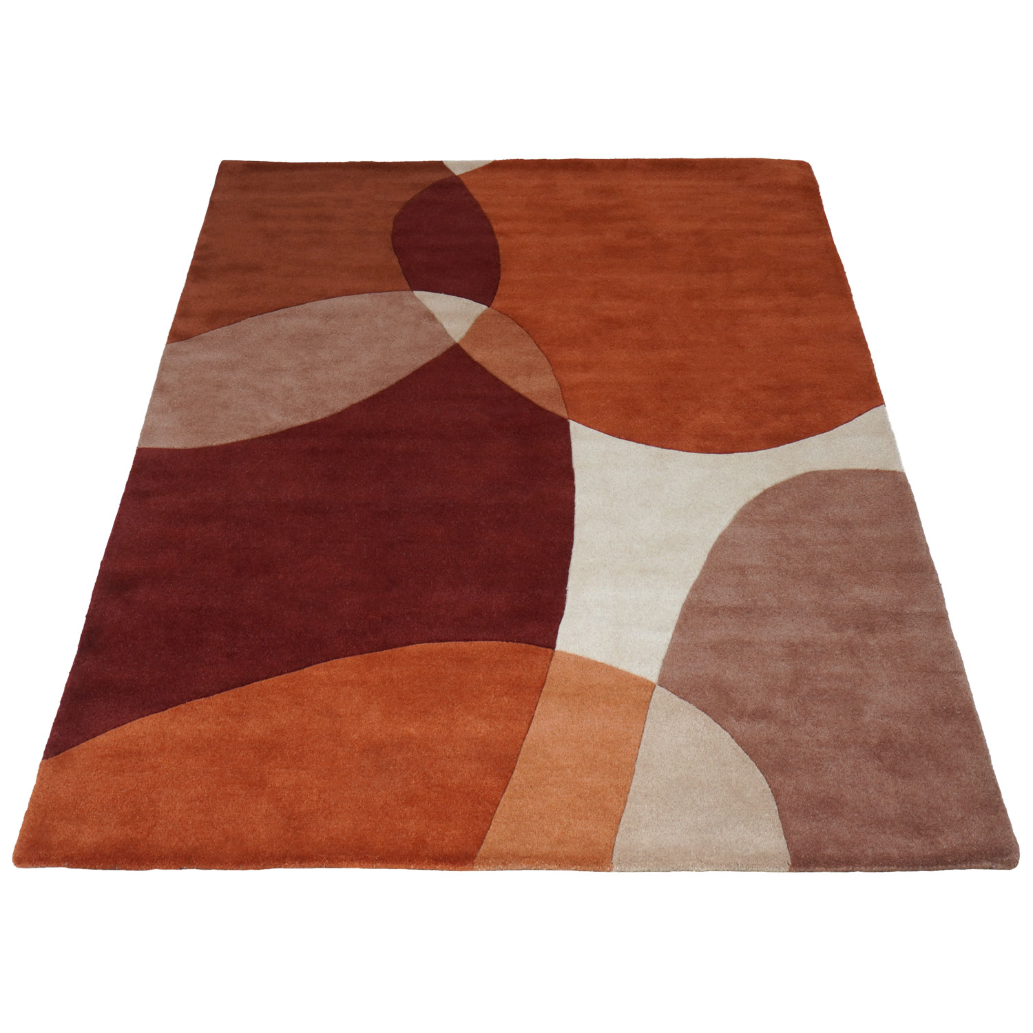 Vloerkleed Abstract Terra/Bruin