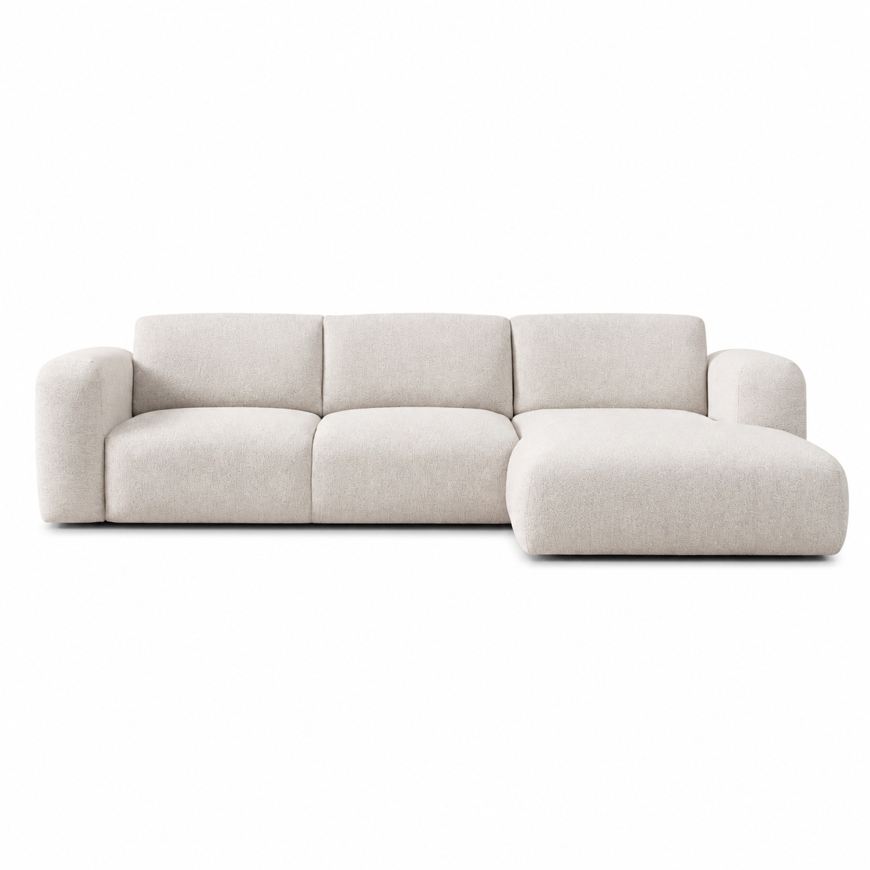 Riva Hoekbank Beige, Chaise Longue