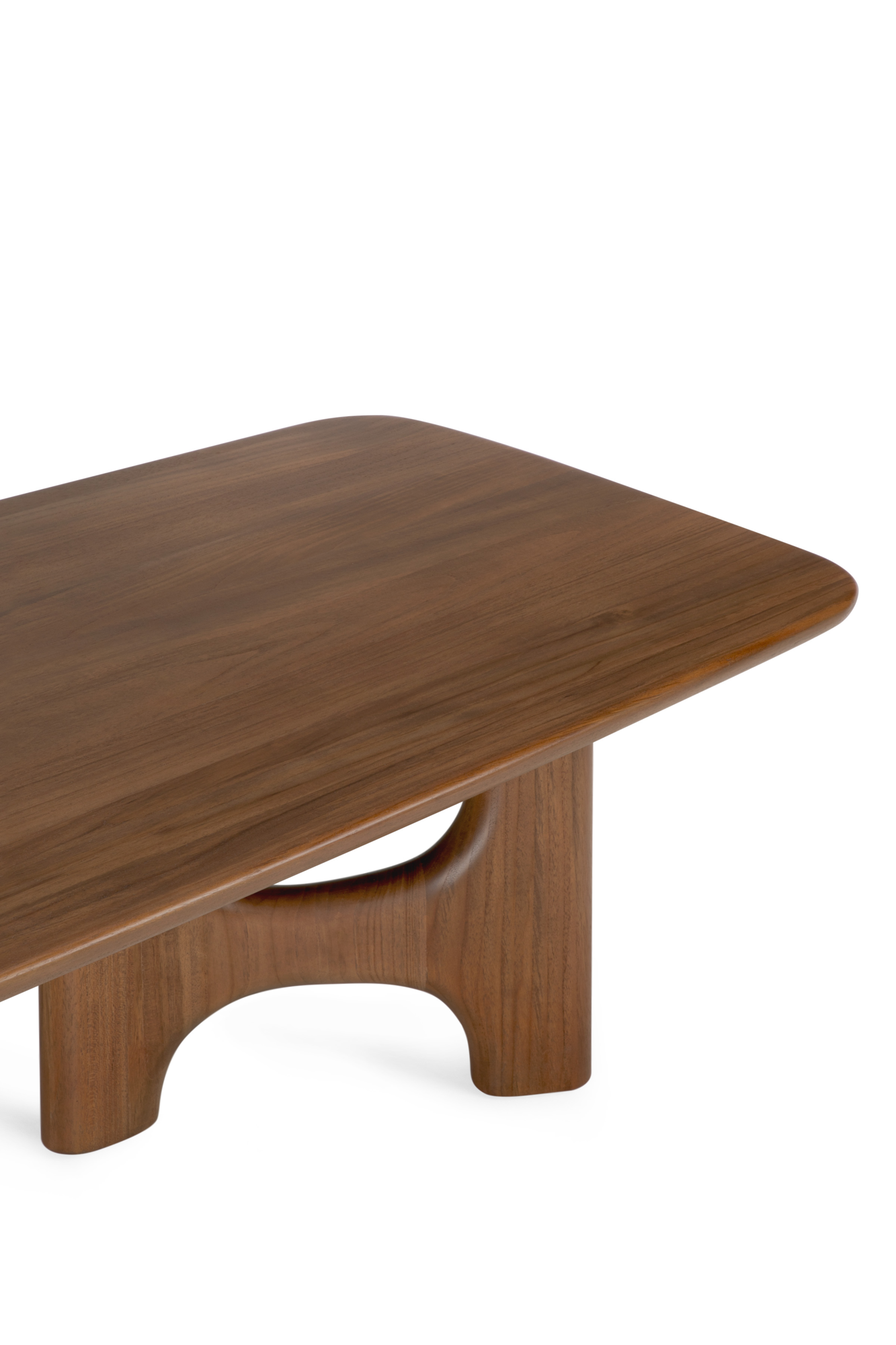 Salontafel Flow teak wild brown 150x60 cm