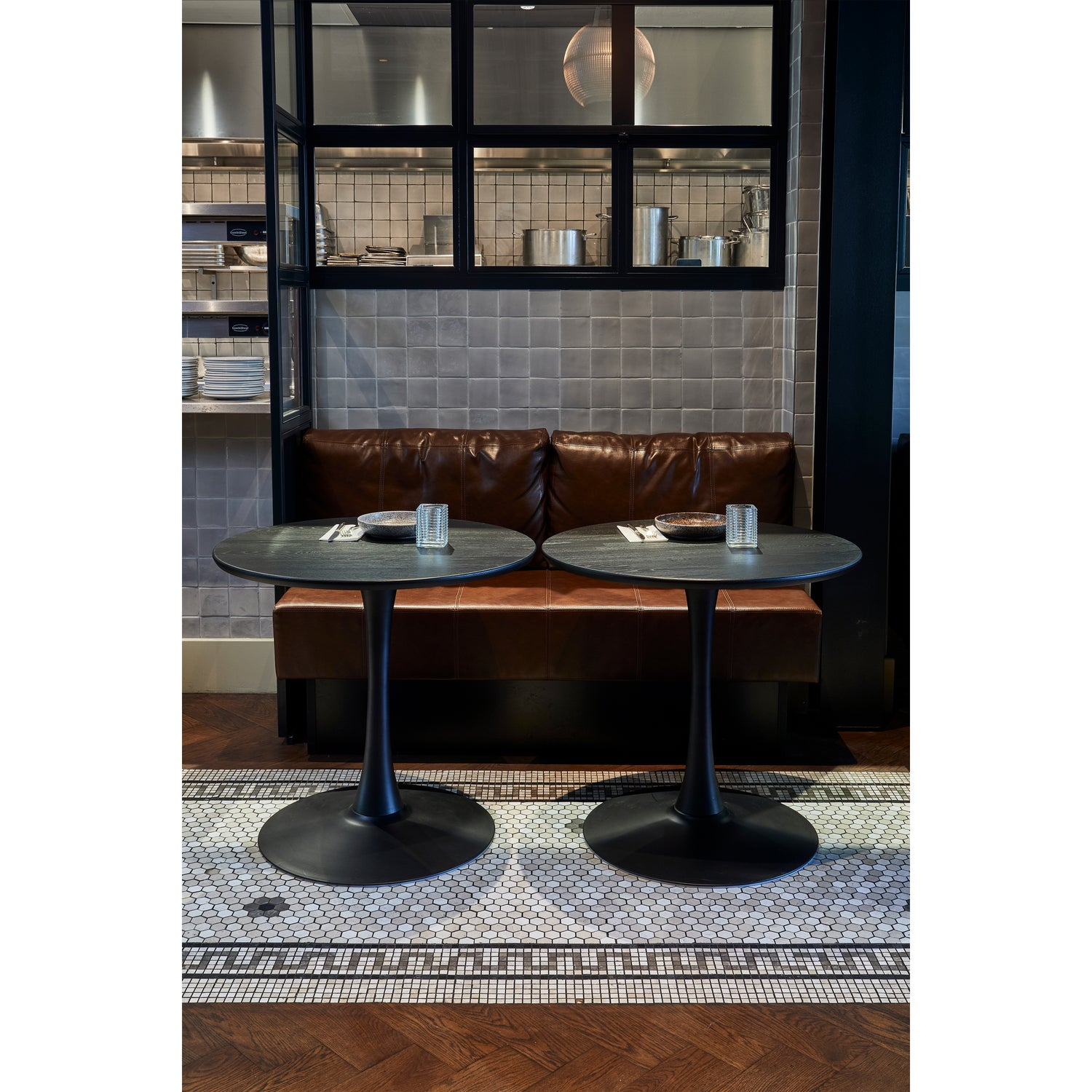 Tablo eettafel rond vl o80cm blacknight [fsc]