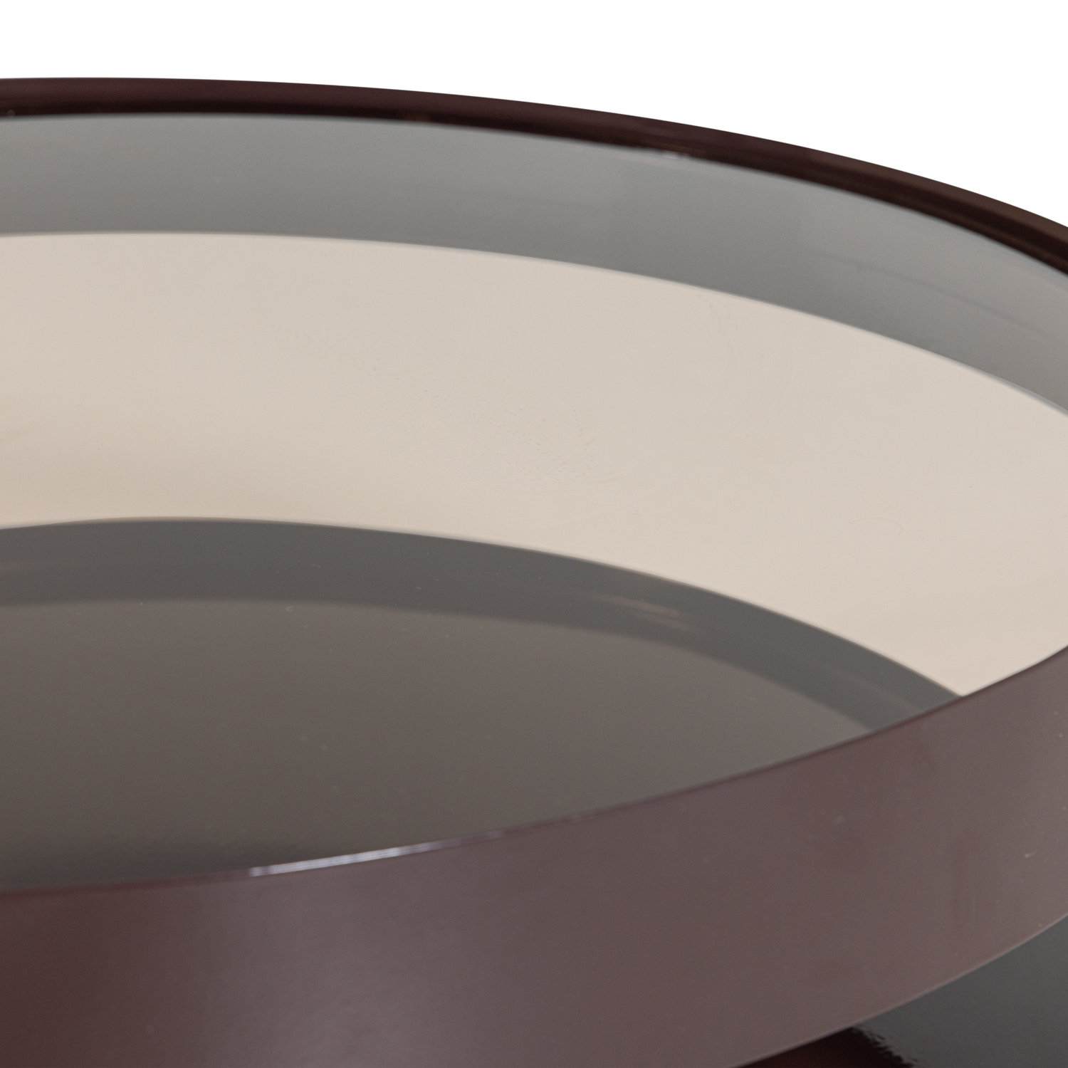Sero salontafel metaal/glas bruin
