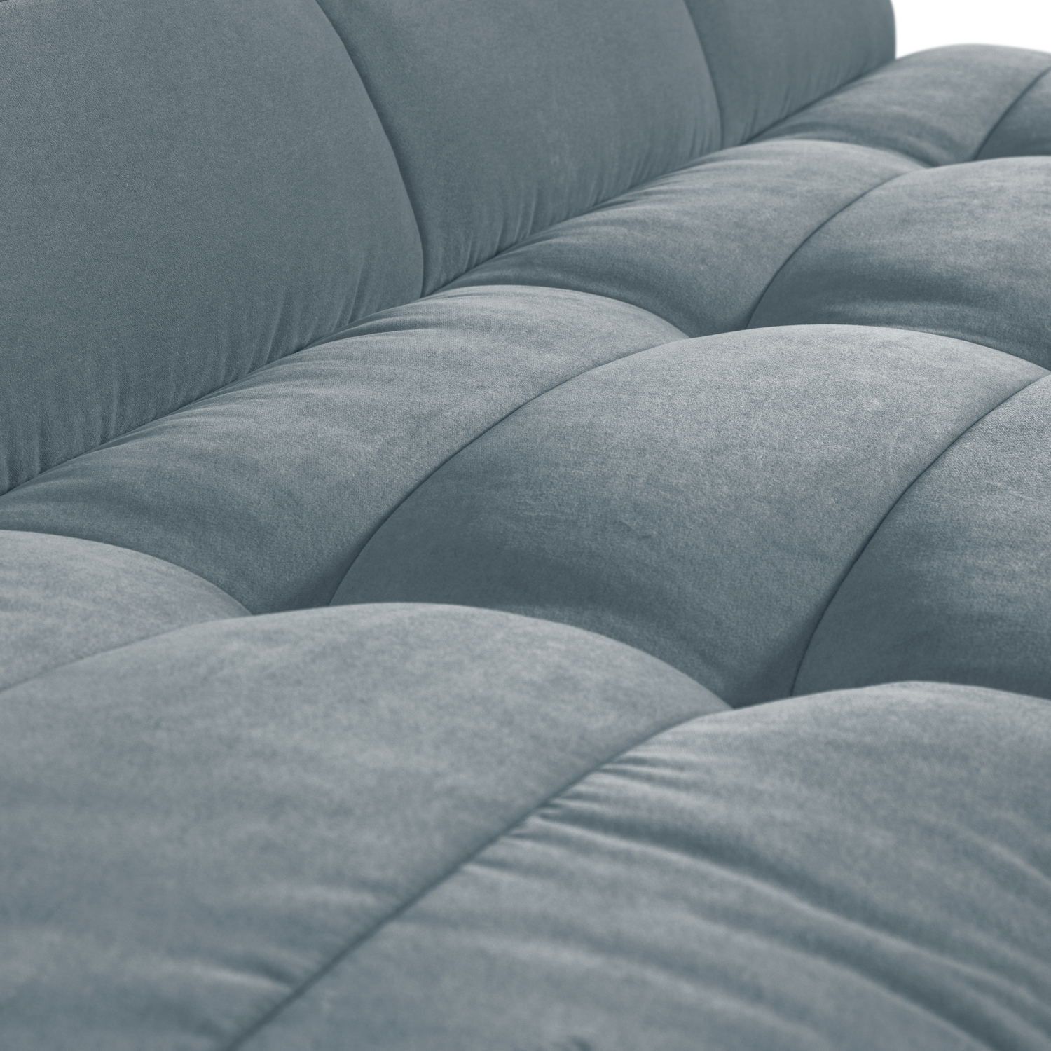 Cluster eetbankje met rugleuning boucle khaki bruin