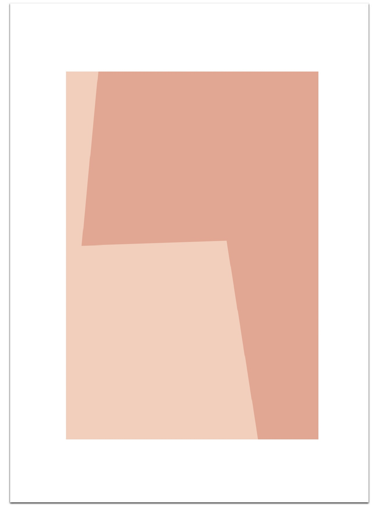 Poster Composition Pink by Ontwerpstudio 5