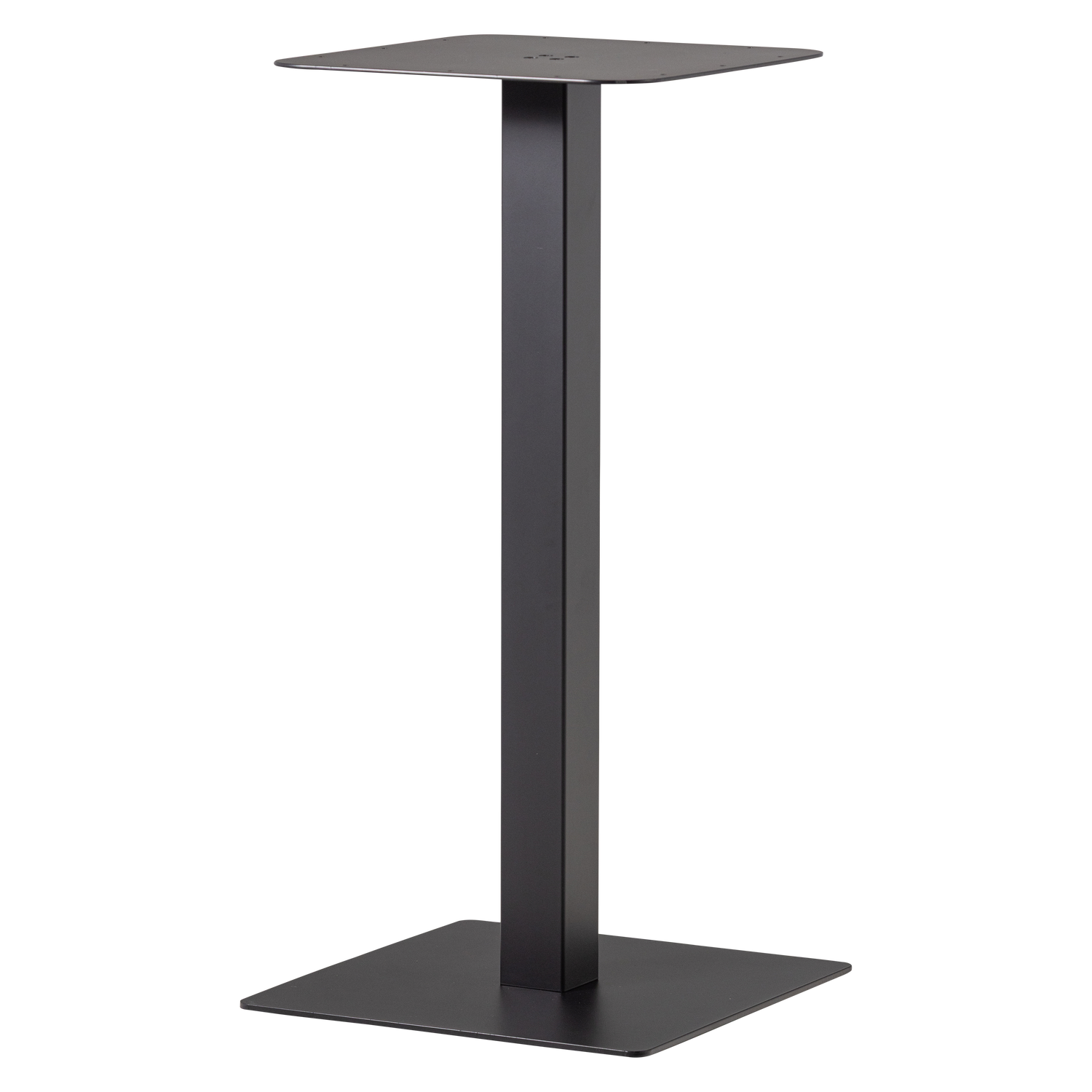 Bistro vierkante bartafel poot metaal dakargrau 105x50x50 cm