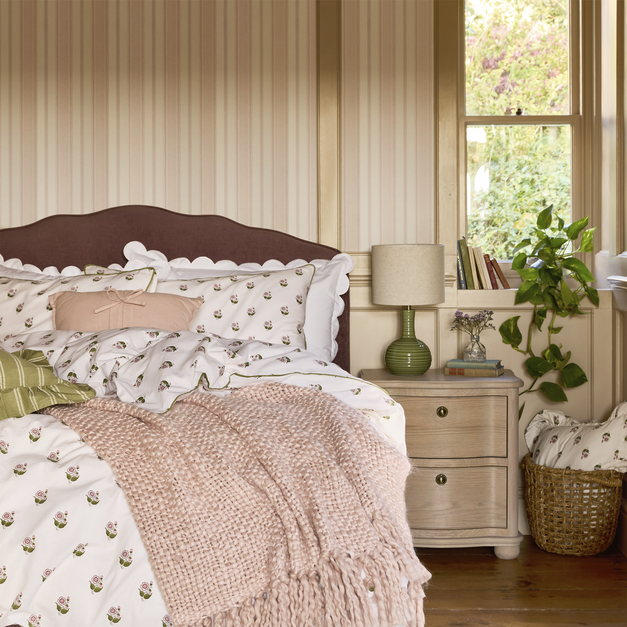 Behang Laura Ashley Heacham Stripe