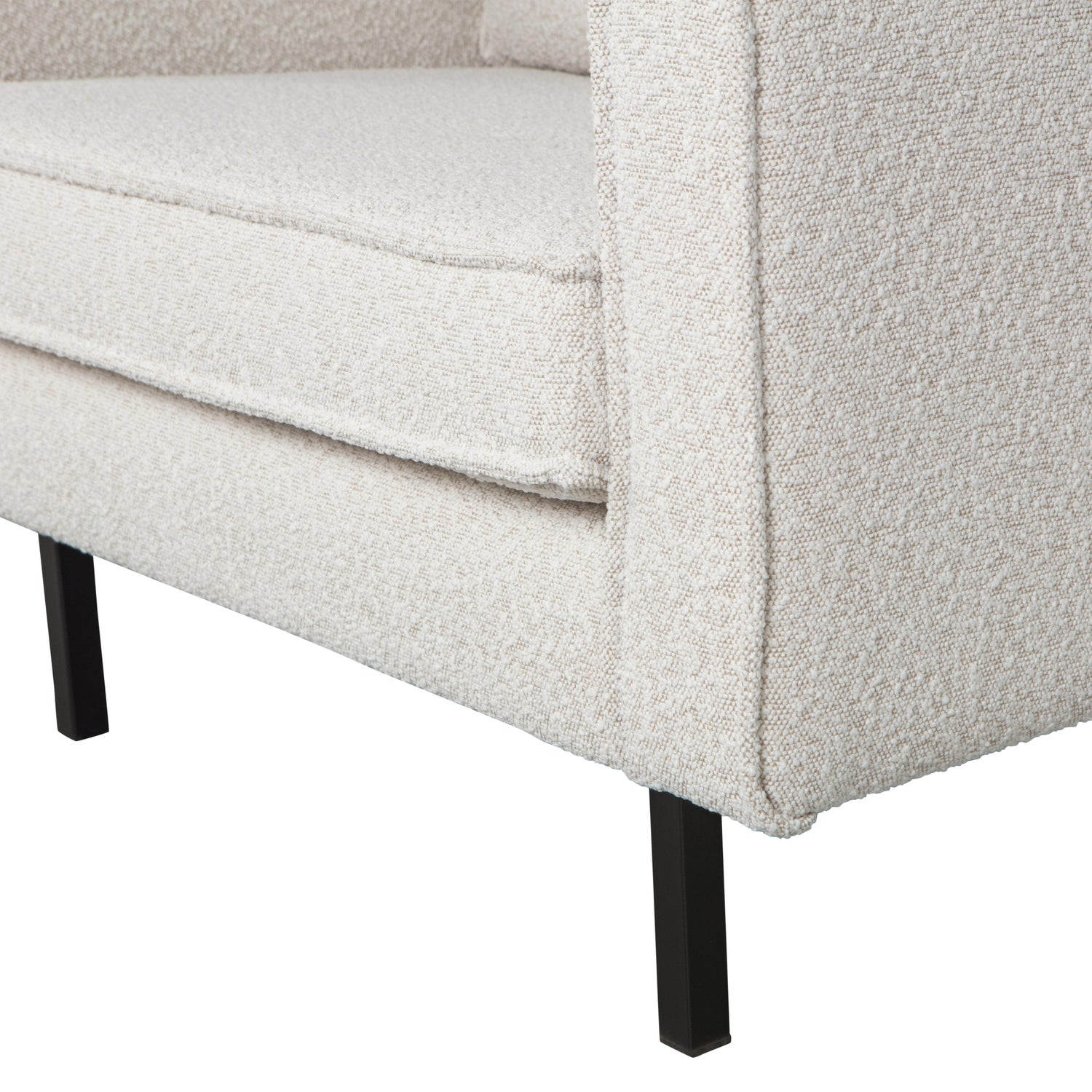 Rodeo fauteuil structure velvet frost