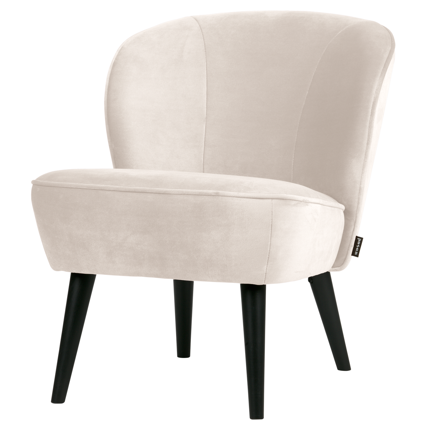Sara fauteuil velvet off white [fsc]