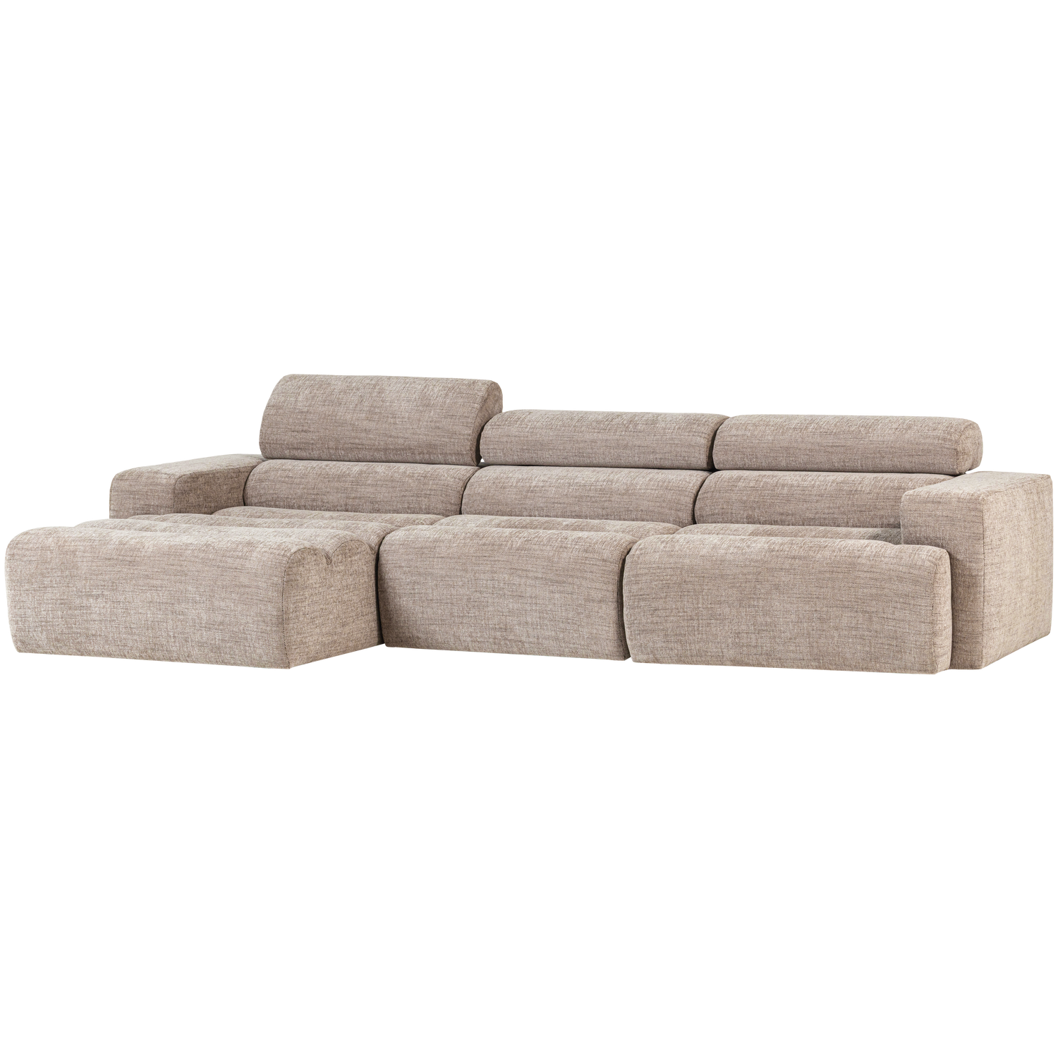 Novi chaise longue bank links oranje melange