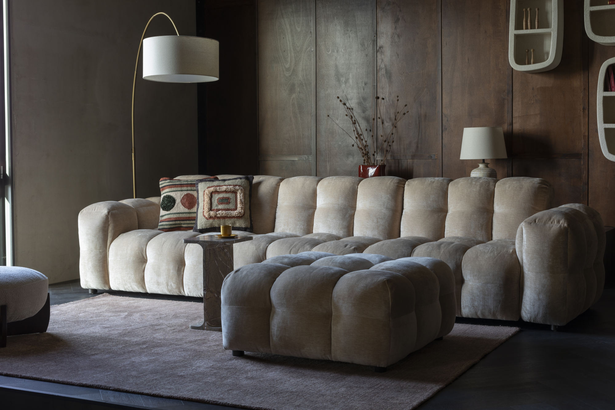 Sofa element hackman no arm velours beige