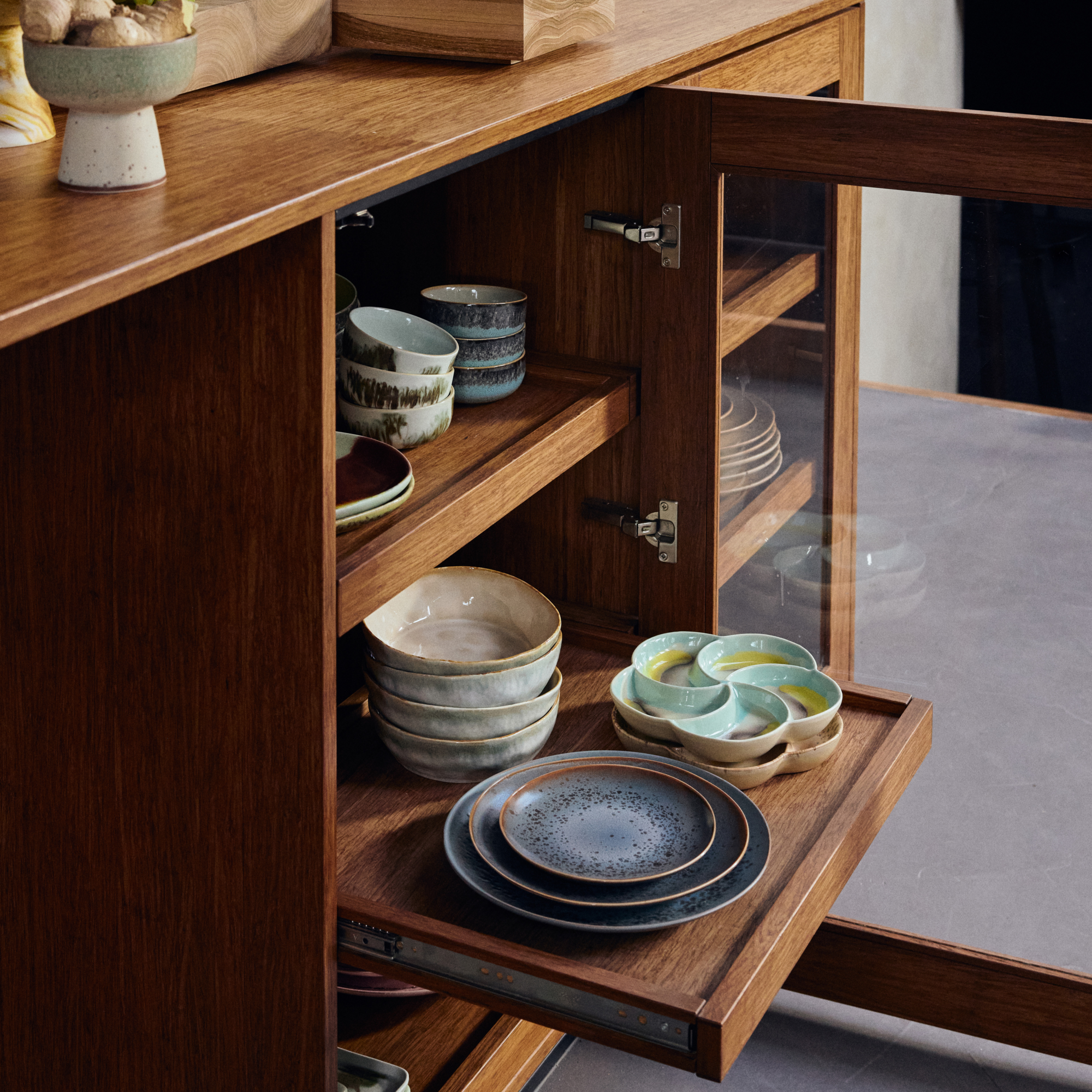 HKliving Servies 70's ceramics gebaksbordje
