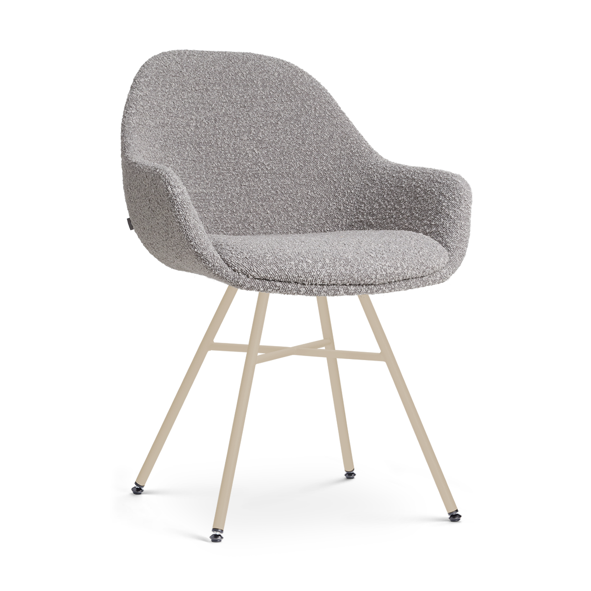 Eetkamerstoel Noa-Mae beige onderstel
