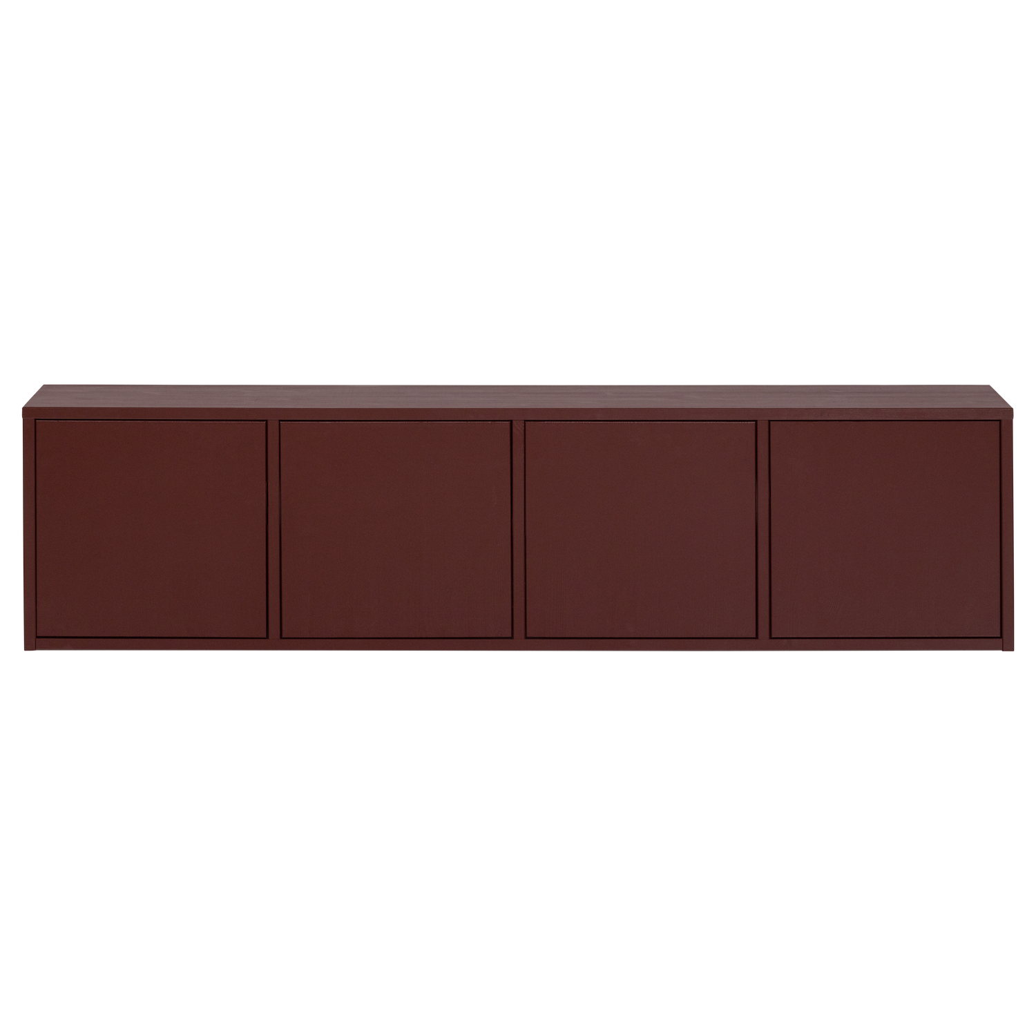 Merel tv meubel grenen bordeauxrood [fsc]