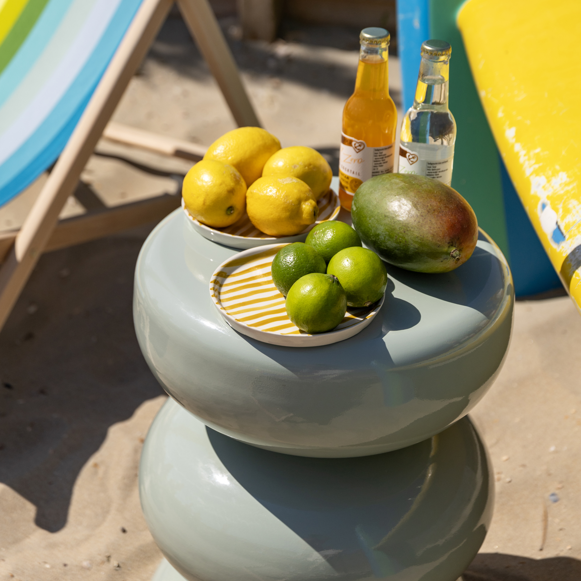 Bijzettafel Mala glossy