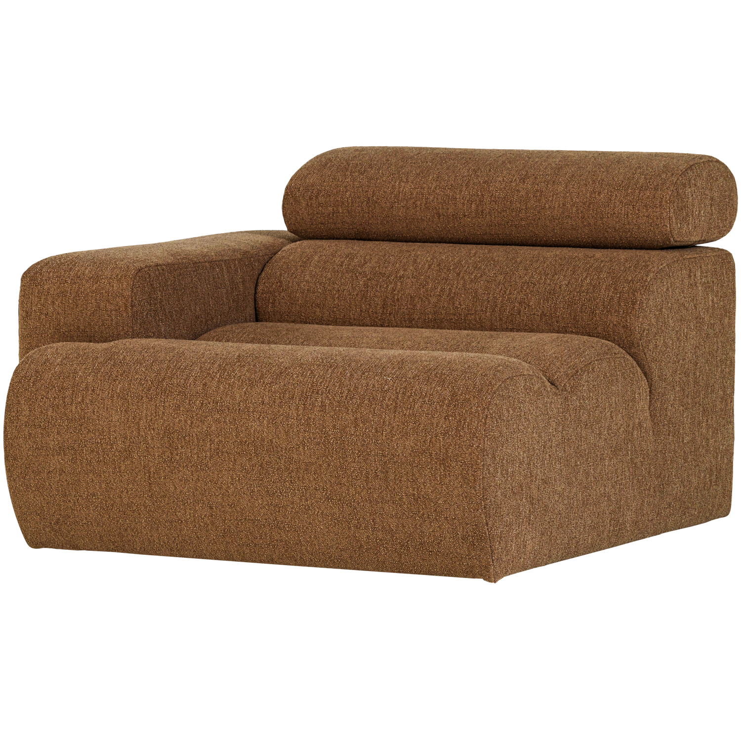Novi 1-zits element arm links boucle karamelbruin