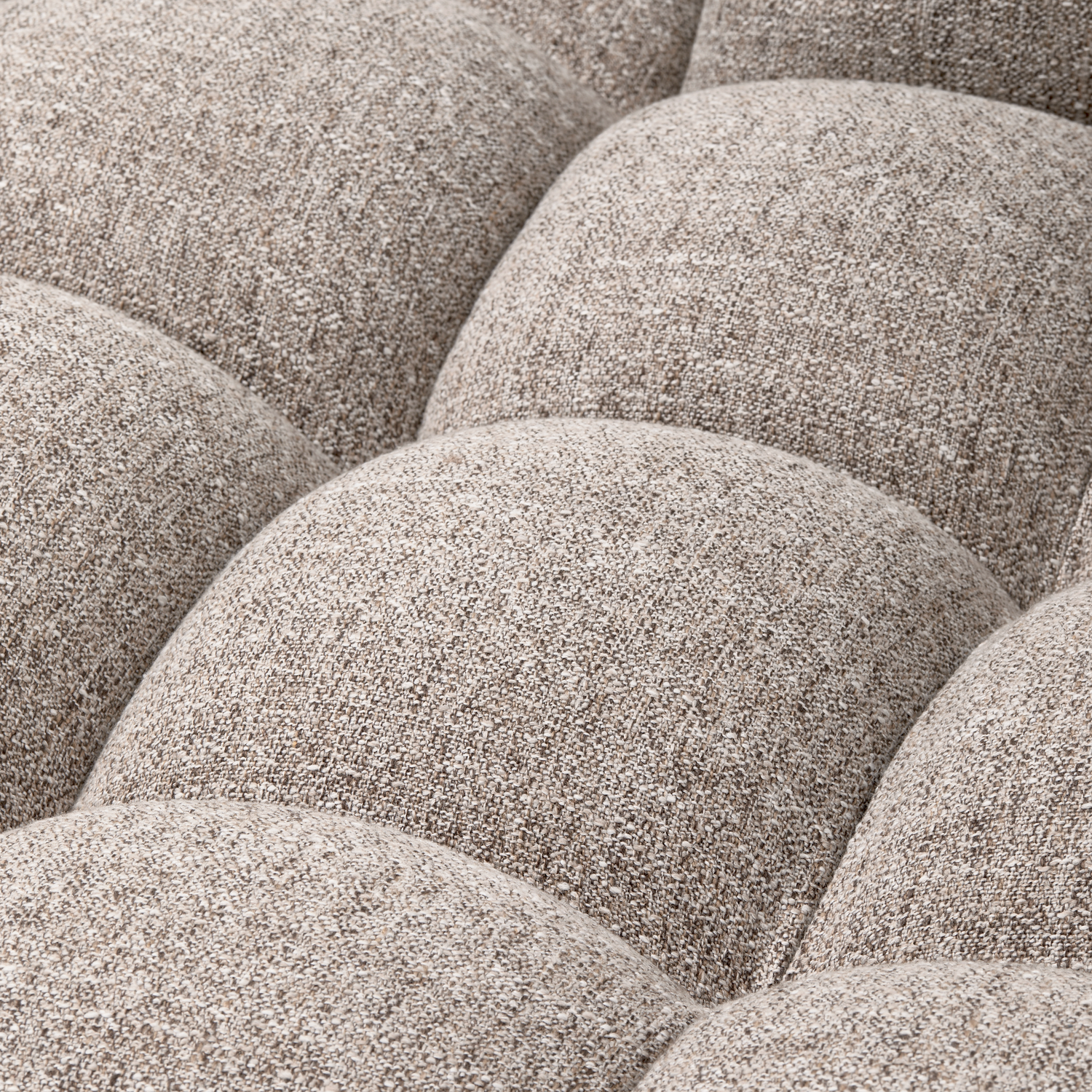 Allure chaise longue links geweven stof naturel melange