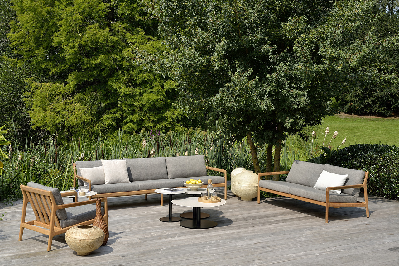 Ethnicraft - Outdoor - Teak Jack sofa 265cm