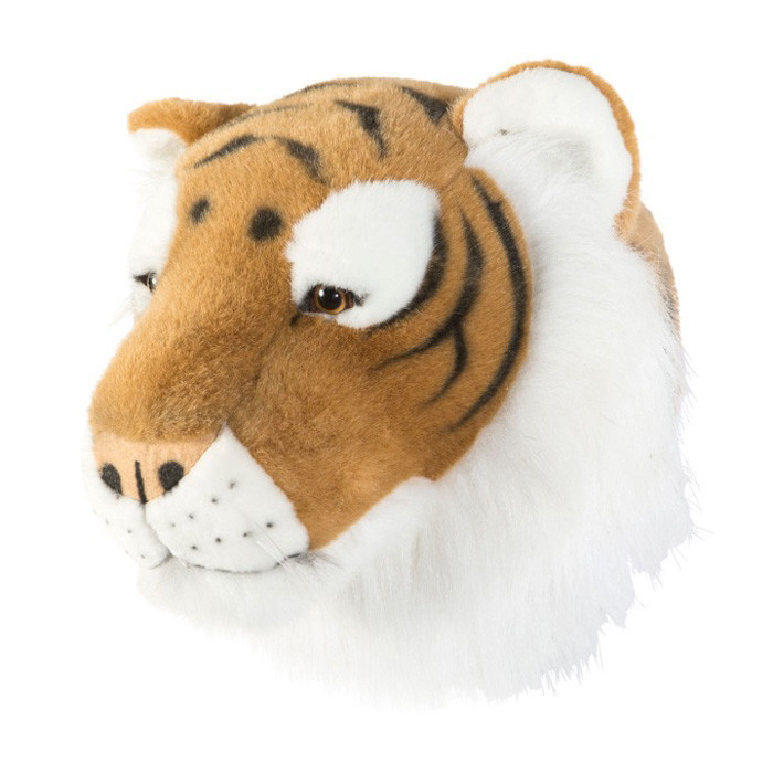 Pluche dierenkop tijger Felix