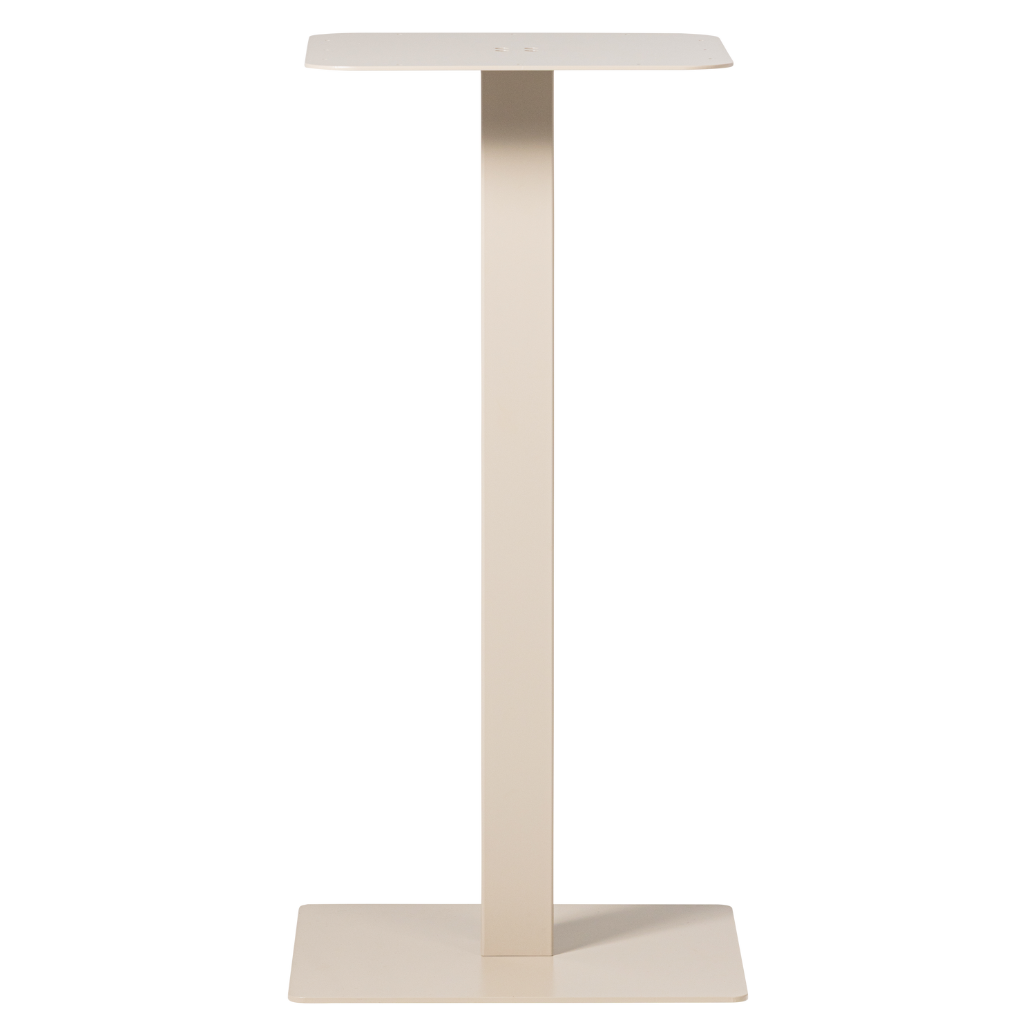 Bistro vierkante bartafel poot metaal dakargrau 105x50x50 cm