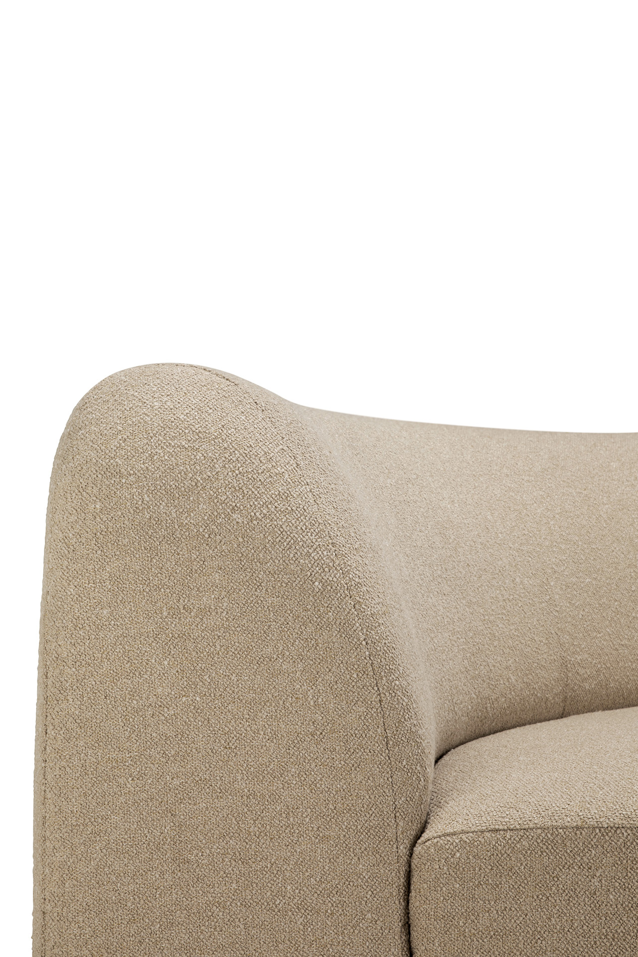 Bulky modulaire sofa - almond