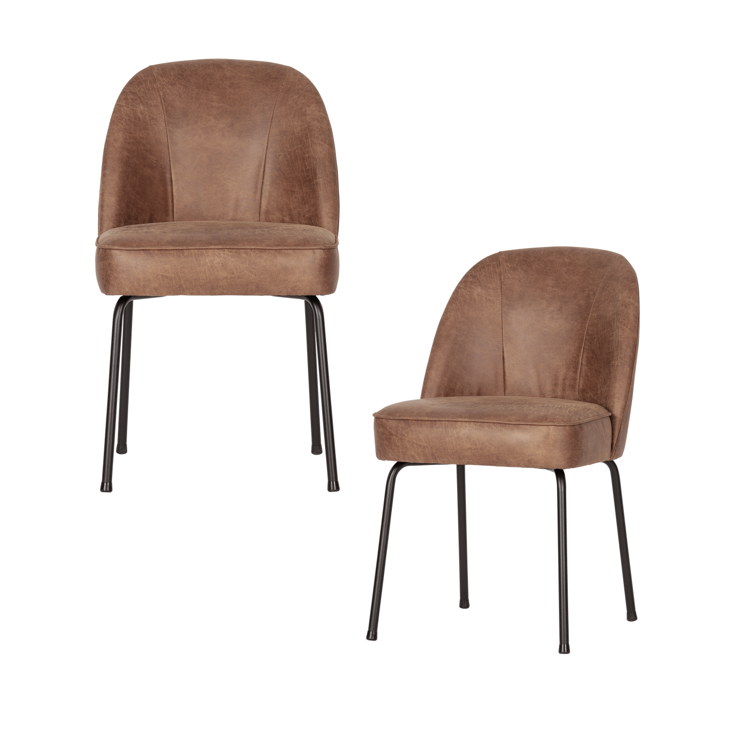 Vogue eetkamerstoel structure velvet brass