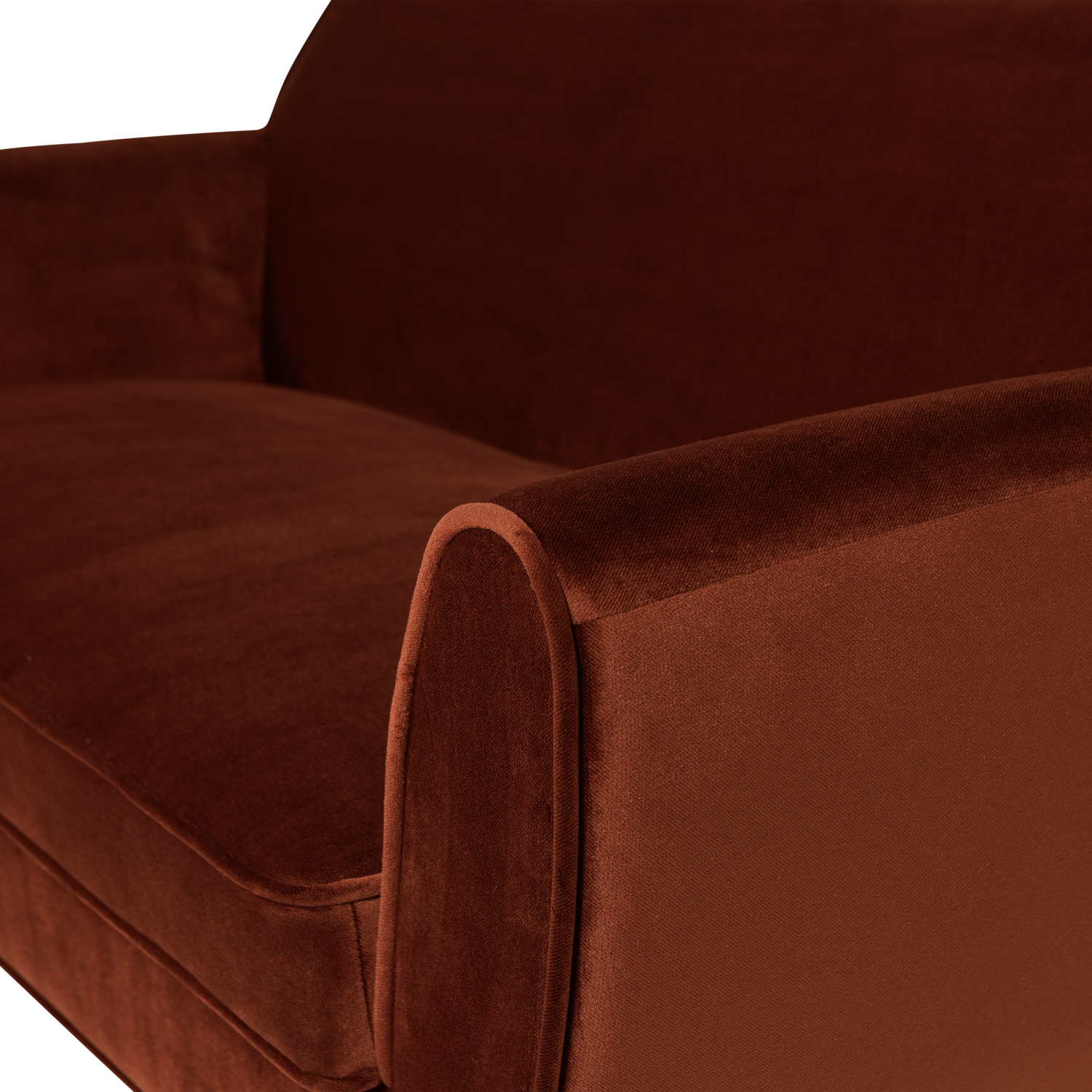 Rocco bank 150 cm velvet off white [fsc]