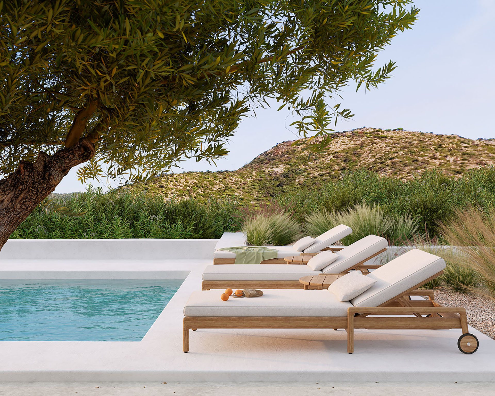 Ethnicraft - Outdoor - Teak Jack adjustable lounger