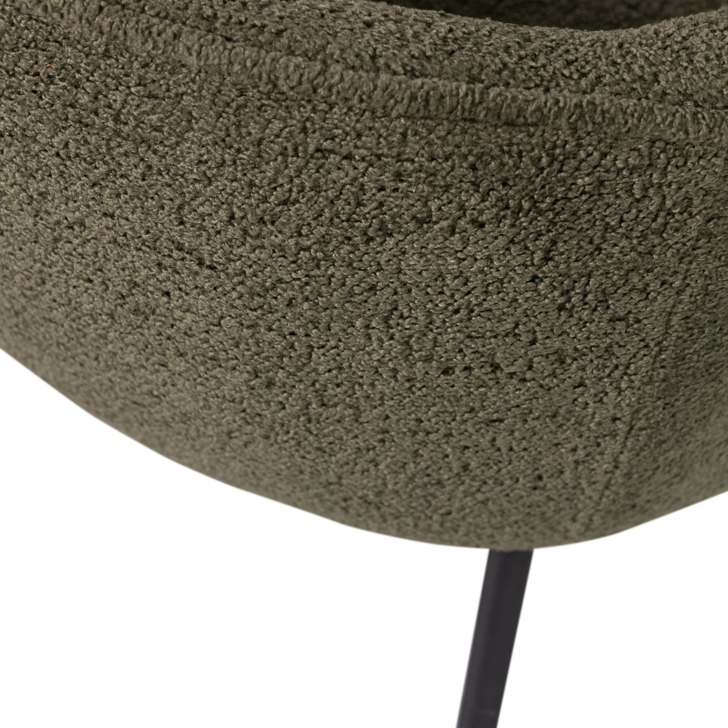 Leon eetkamerstoel boucle naturel melange