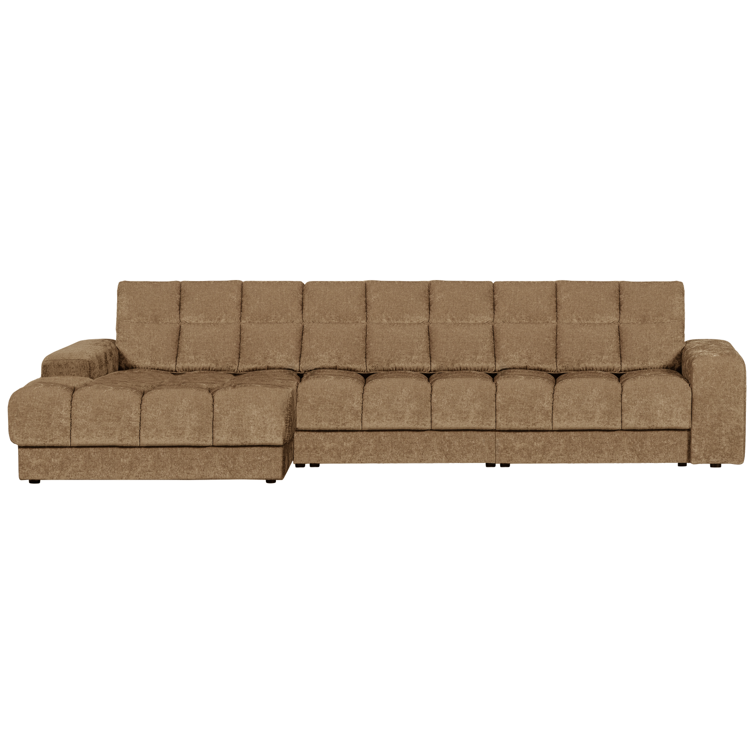 Second date chaise longue links velvet antraciet