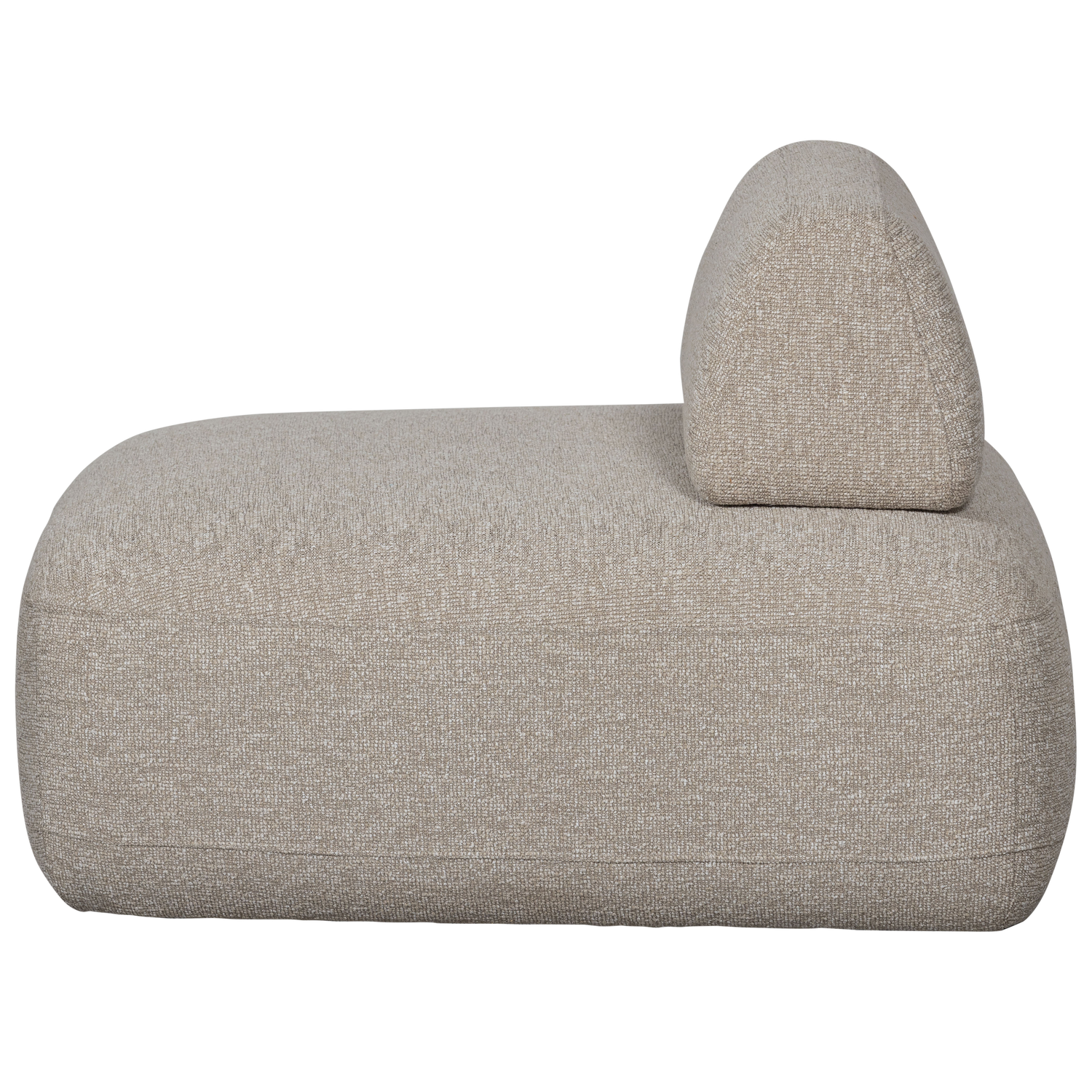 Sterck fauteuil met verplaatsbare rugleuning boucle naturel