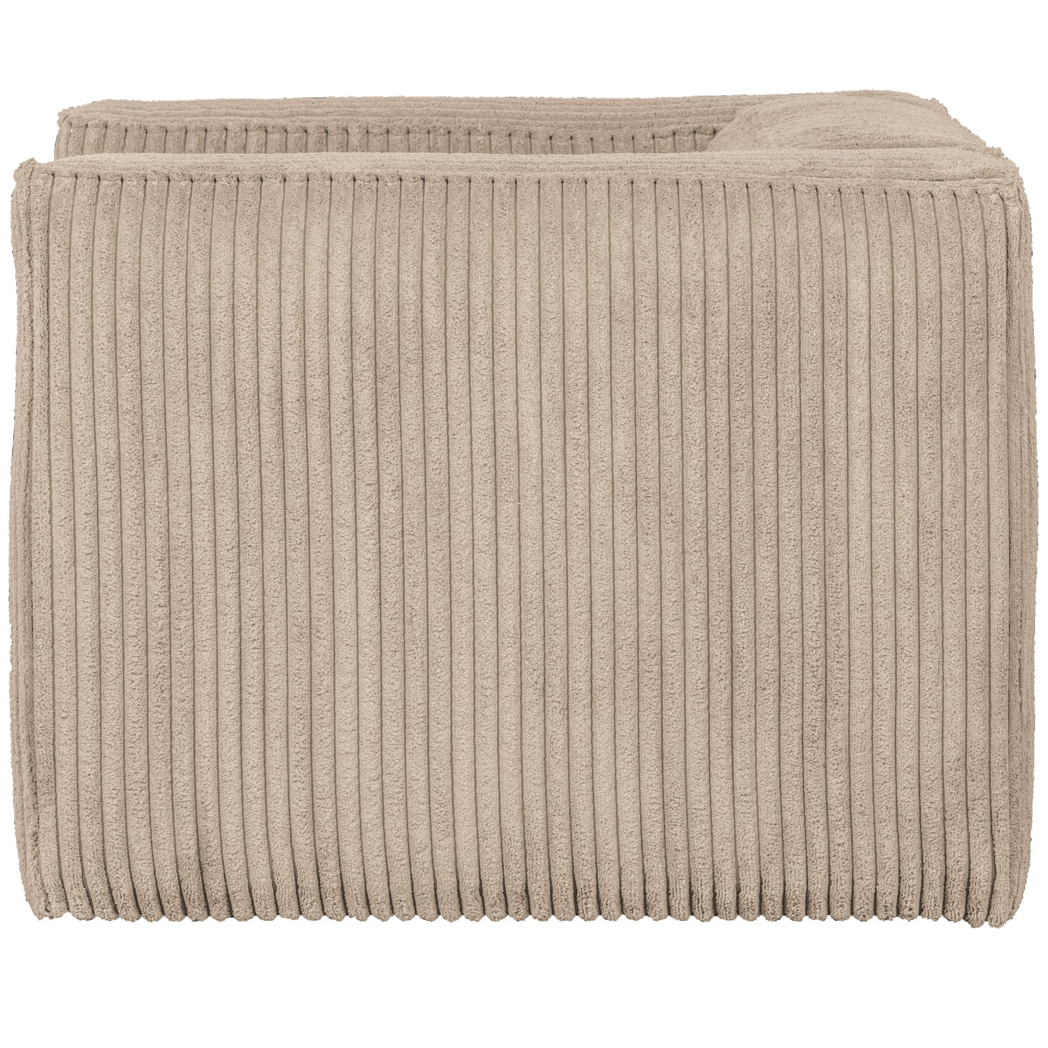 Bean fauteuil chenille velvet naturel