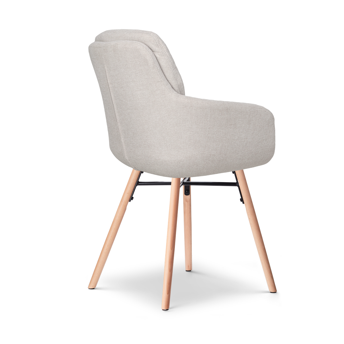 Nena-mia beige - houten onderstel