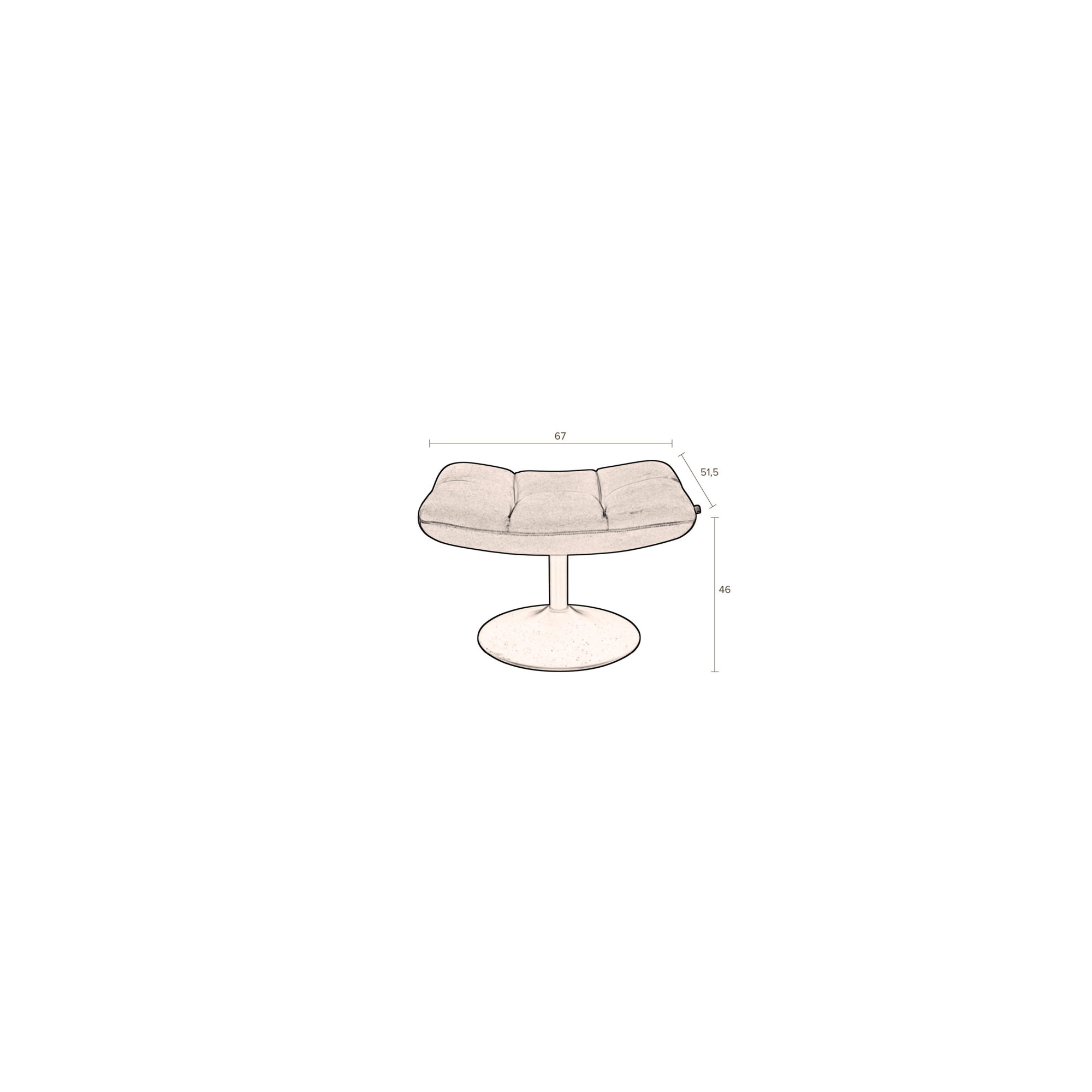Hocker Bar velvet
