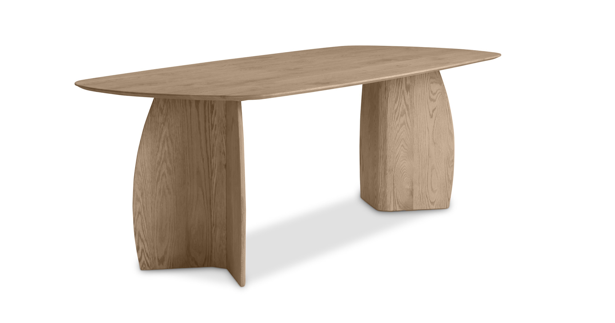 Eetkamertafel Divio groove naturel 90 cm