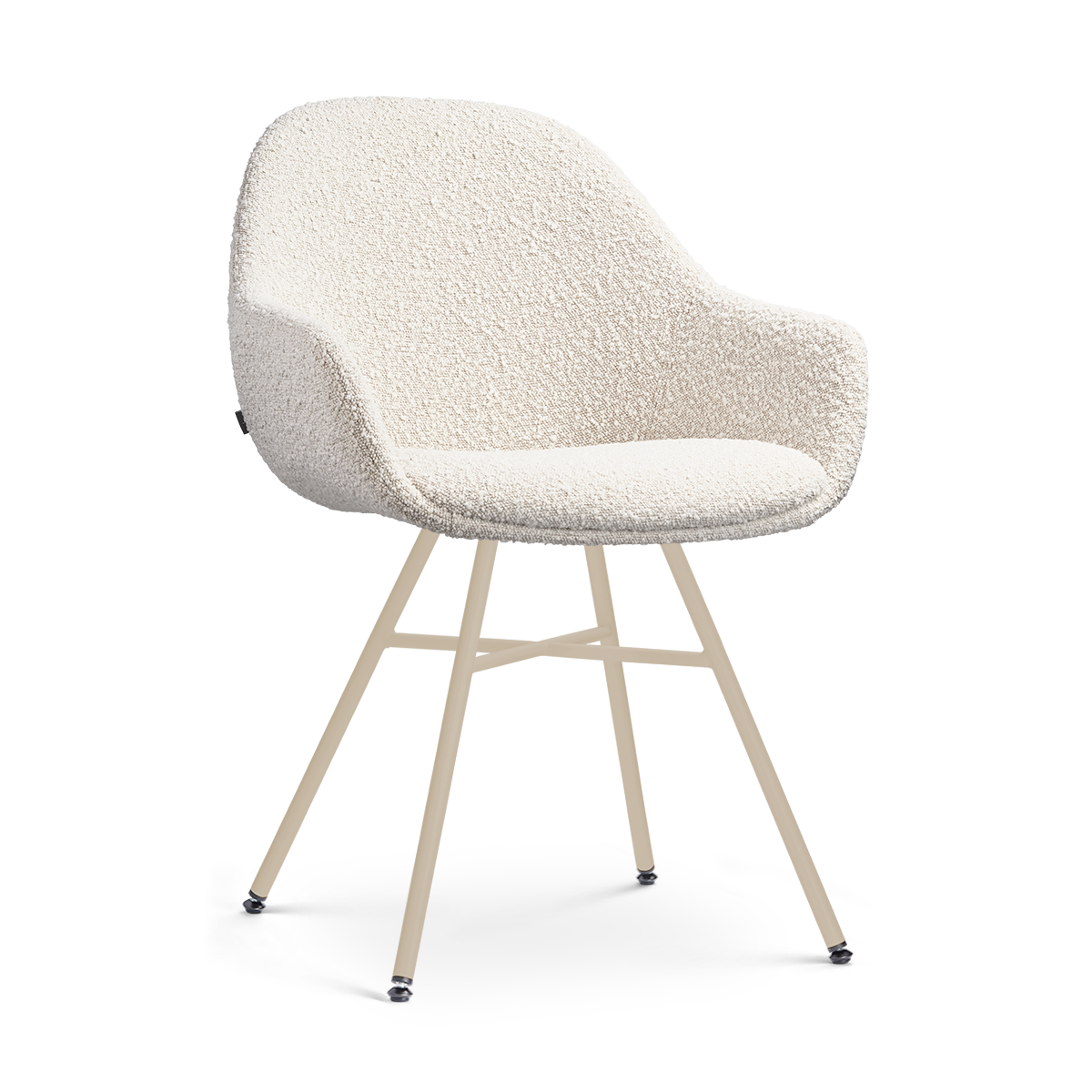 Eetkamerstoel Noa-Mae beige onderstel