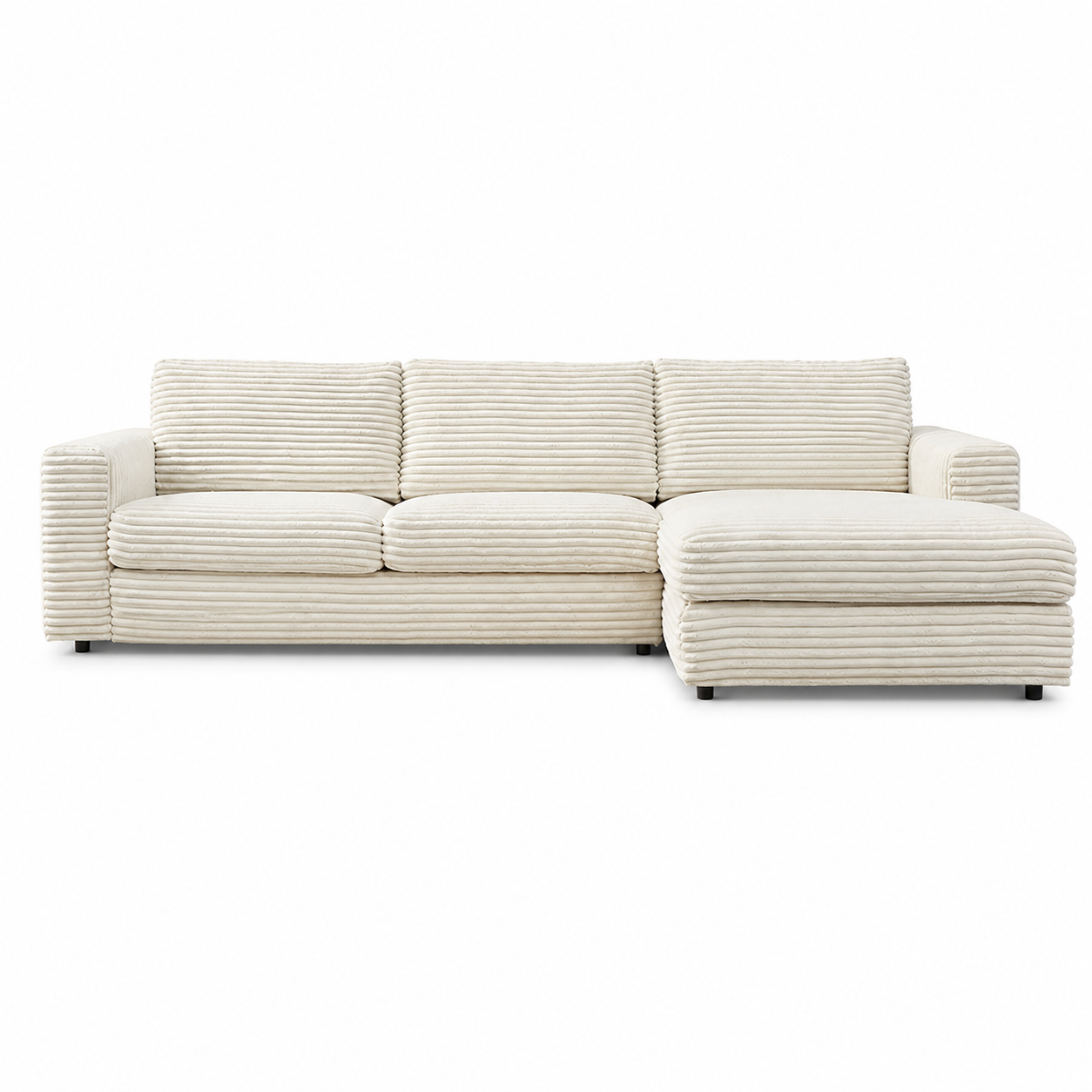 Hoekbank Avero Crème Chaise Longue