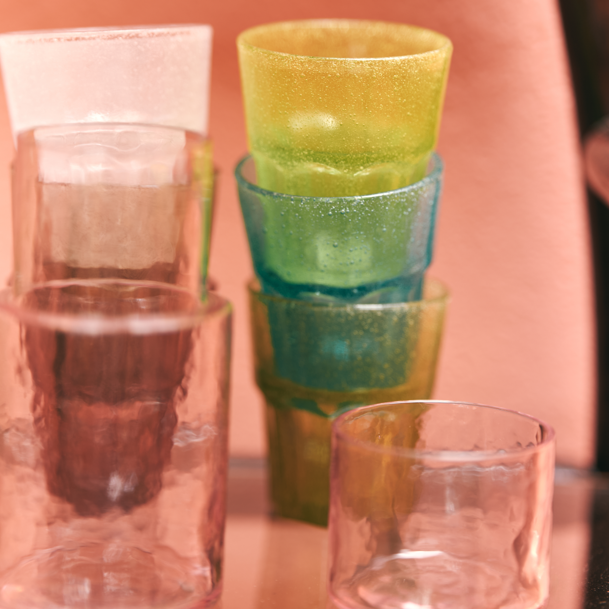 HKliving Mineral water glasses (set of 6)