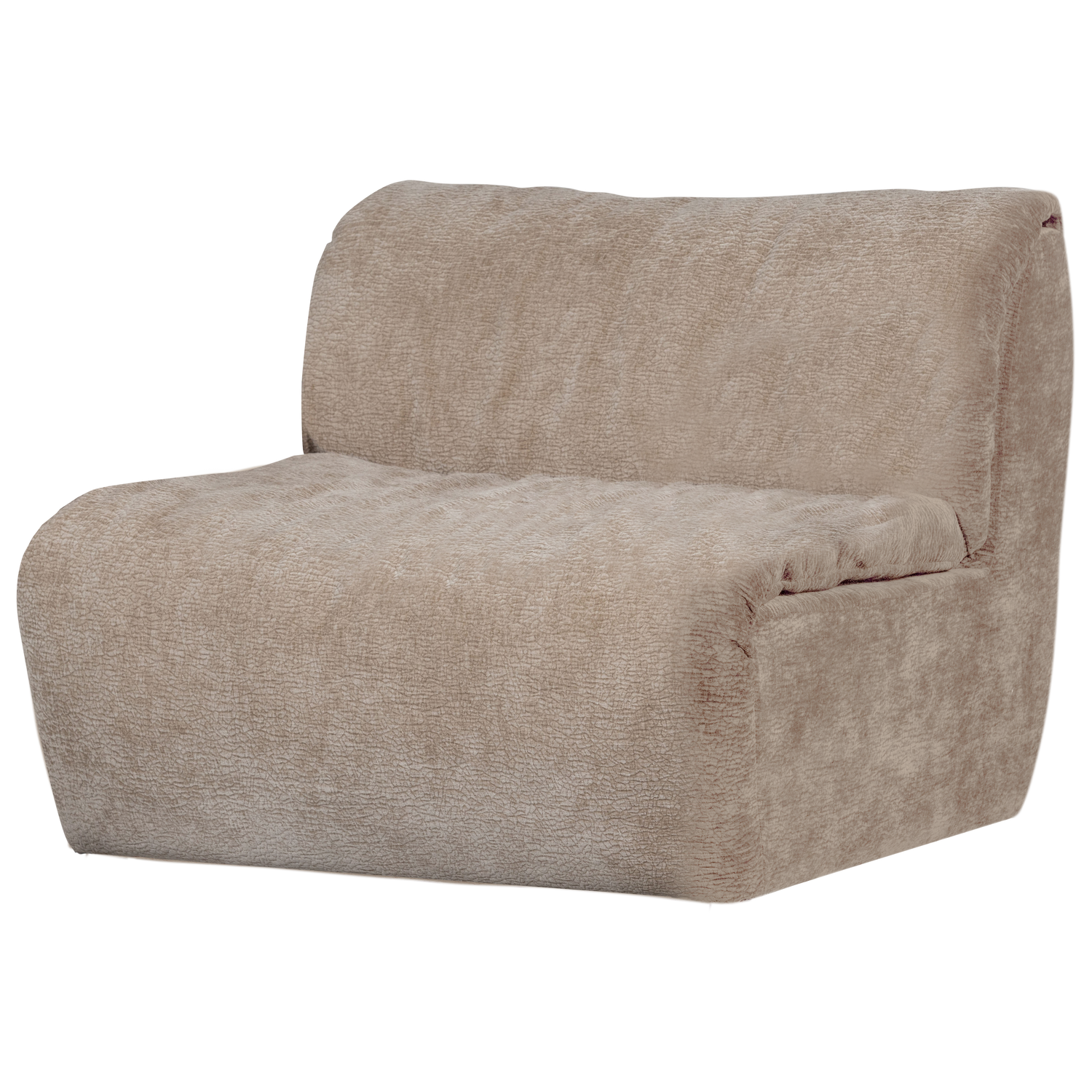 Baggy 1-zits element geweven chenille oudroze
