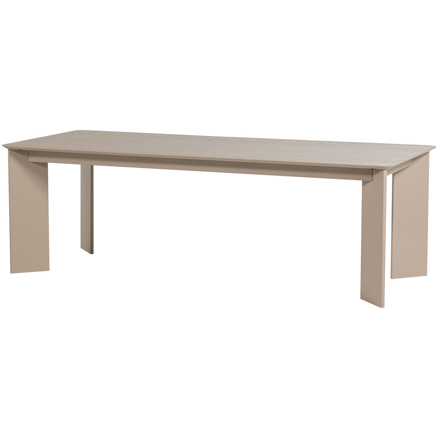 Tablo eettafel afgerond vj 240x100 cm dakargrau [fsc]