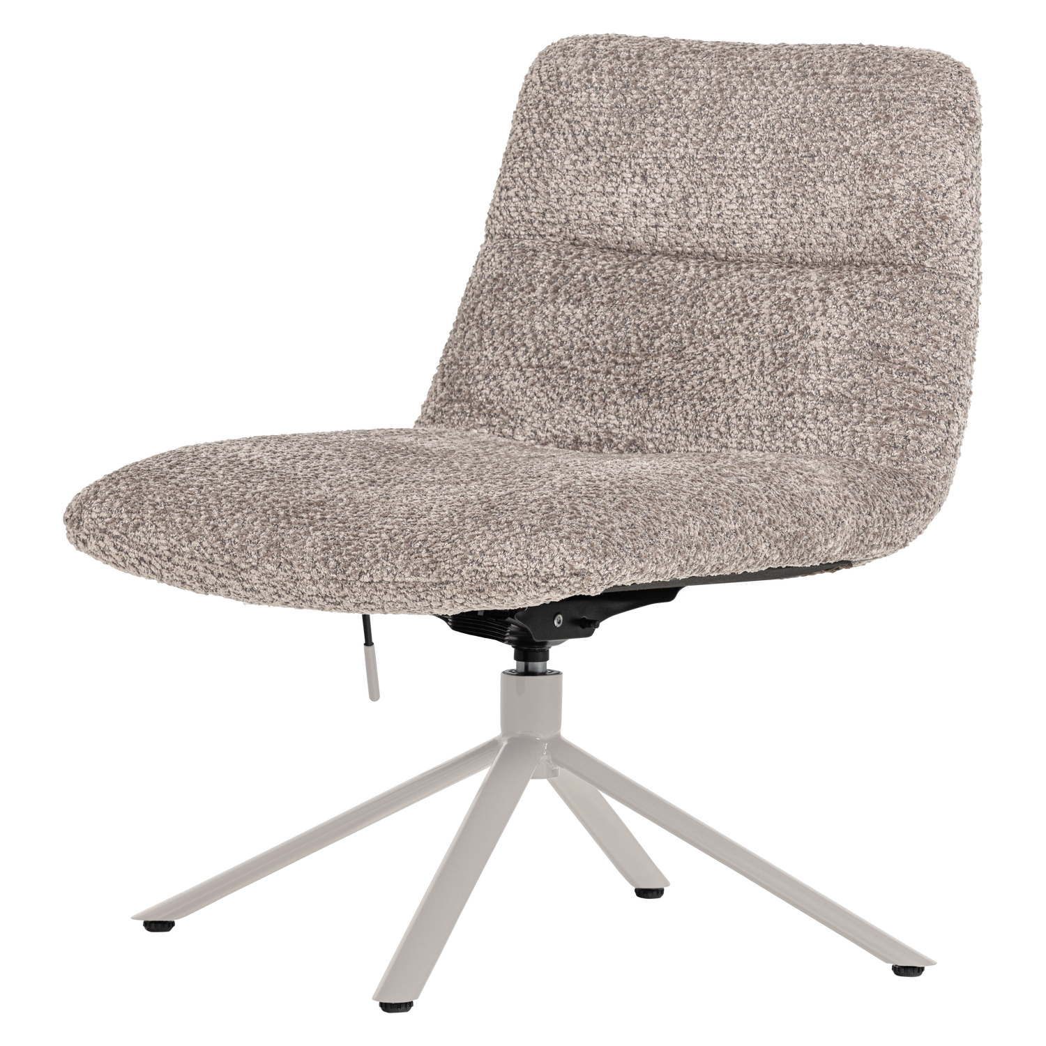 Soren verstelbare draaifauteuil wollig grijs