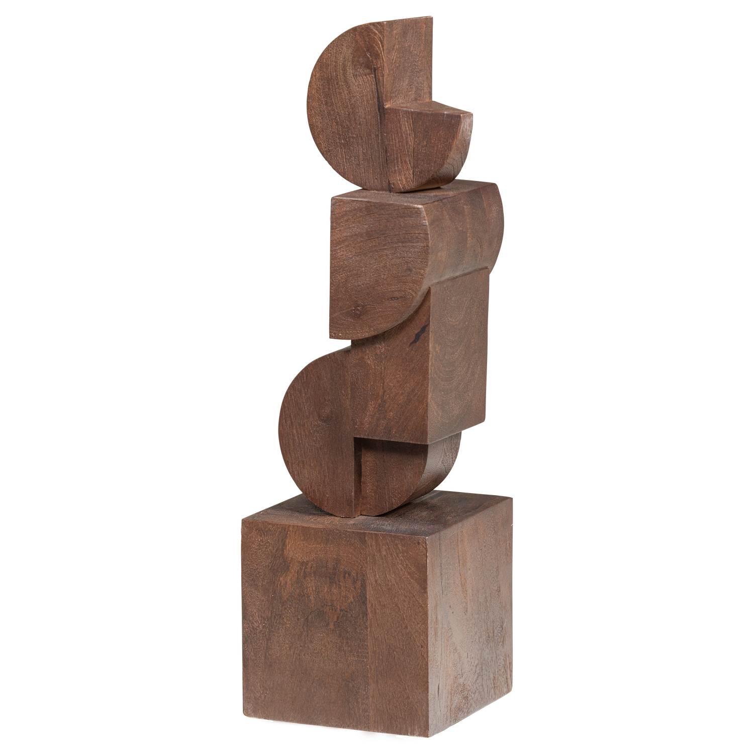 Draxa sculptuur ornament hout bruin
