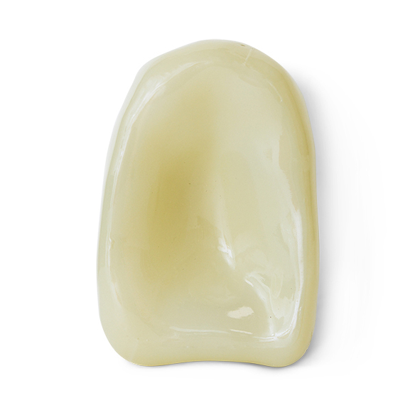 HKliving Decoratieobject glass sculpture Cream