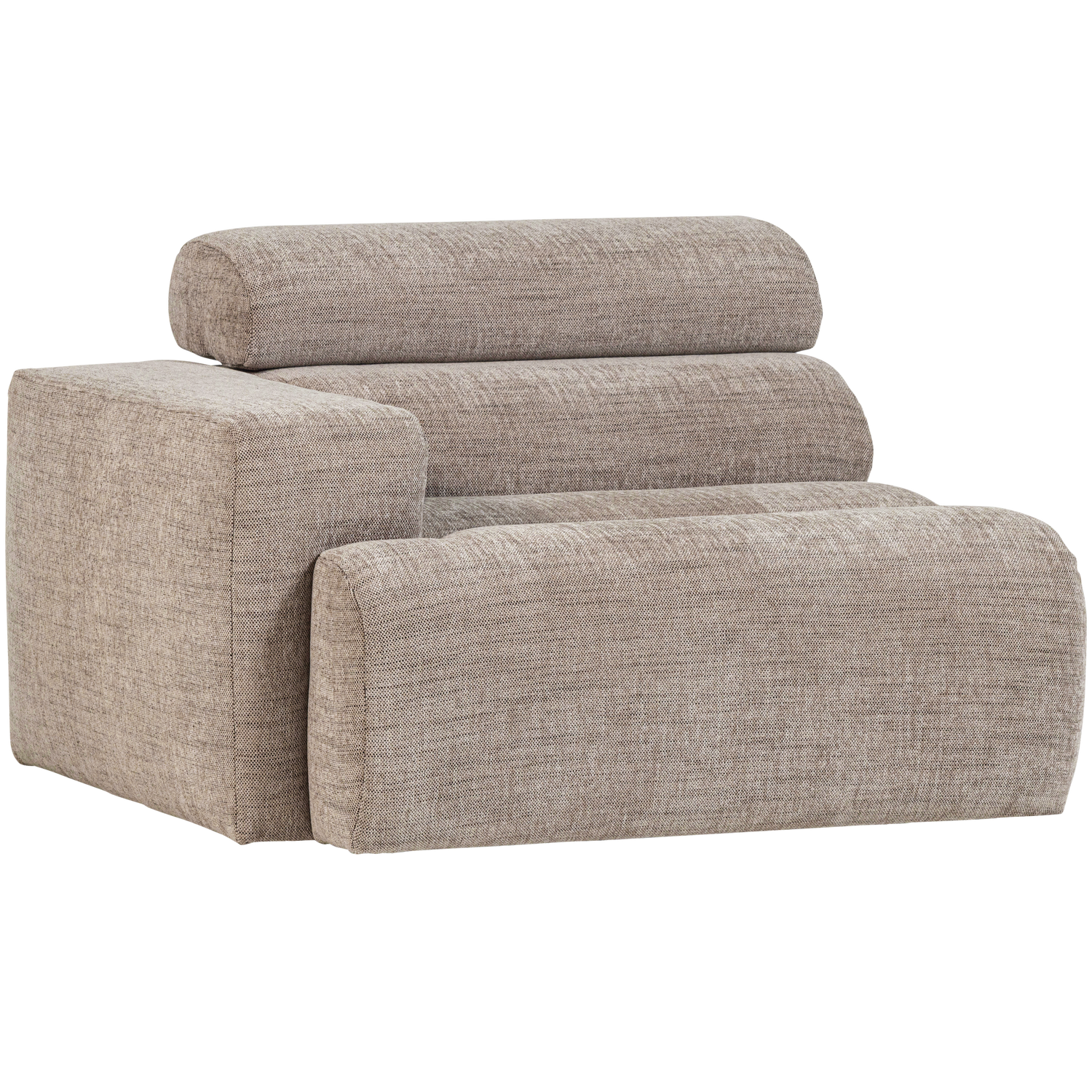 Novi 1-zits element arm links boucle karamelbruin