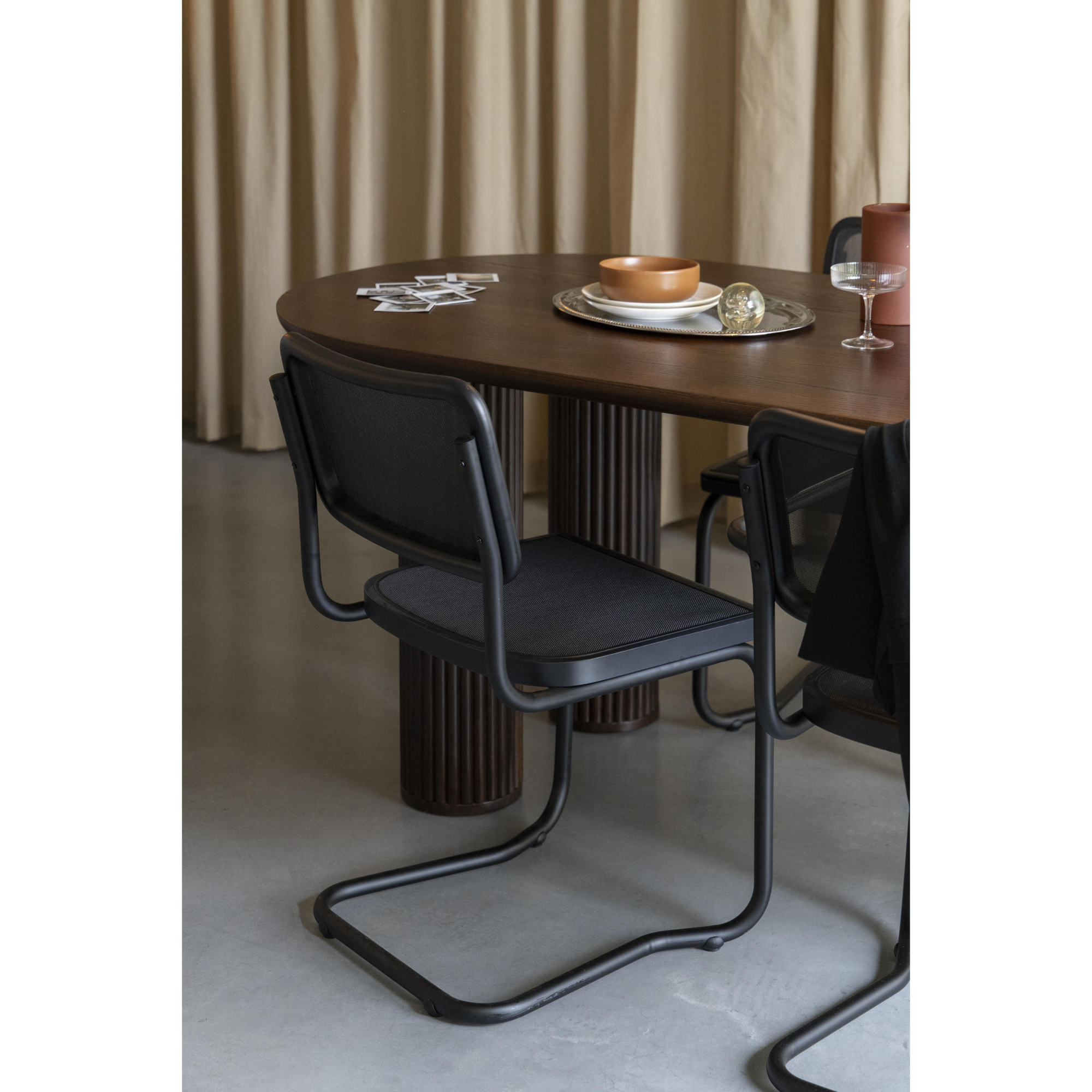 Chair carree black