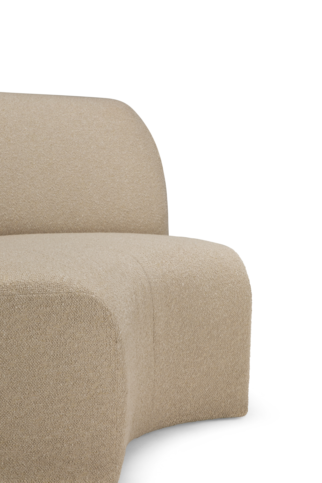 Bulky modulaire sofa - almond