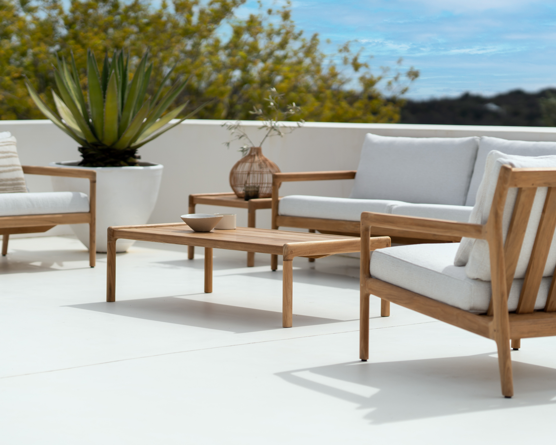 Ethnicraft - Outdoor - Teak Jack sofa 265cm