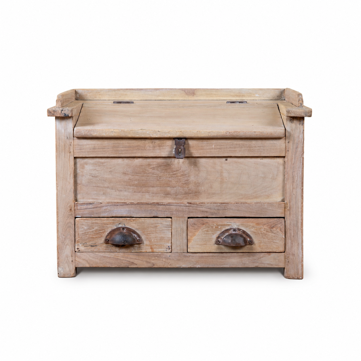 Mivaan - Vintage Teakhouten Box van Oud Hout