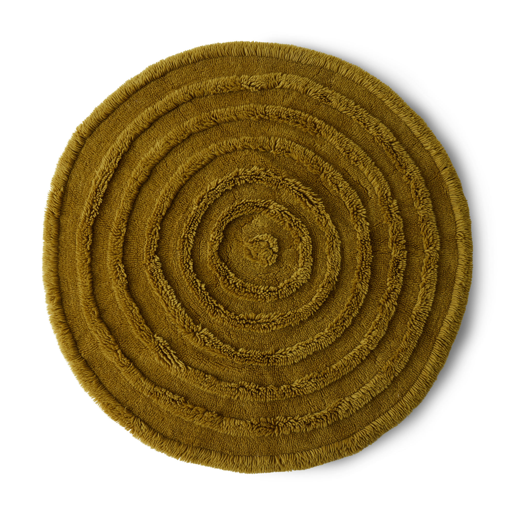 HKliving Vloerkleed Round woolen Seaweed
