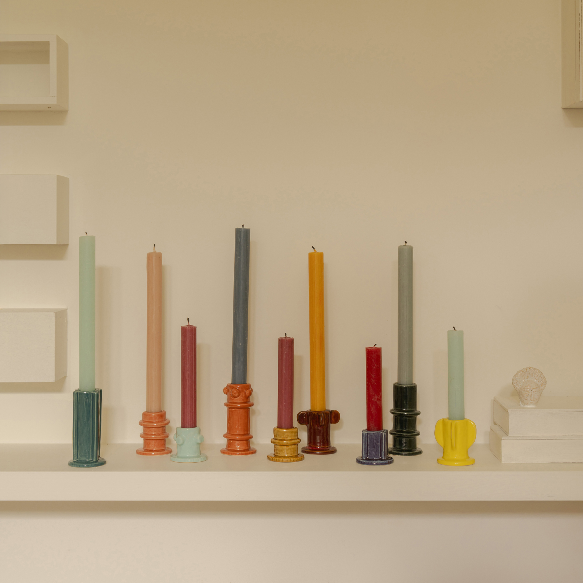 SERAX Kandelaar Molly 01 glazed - set van 3