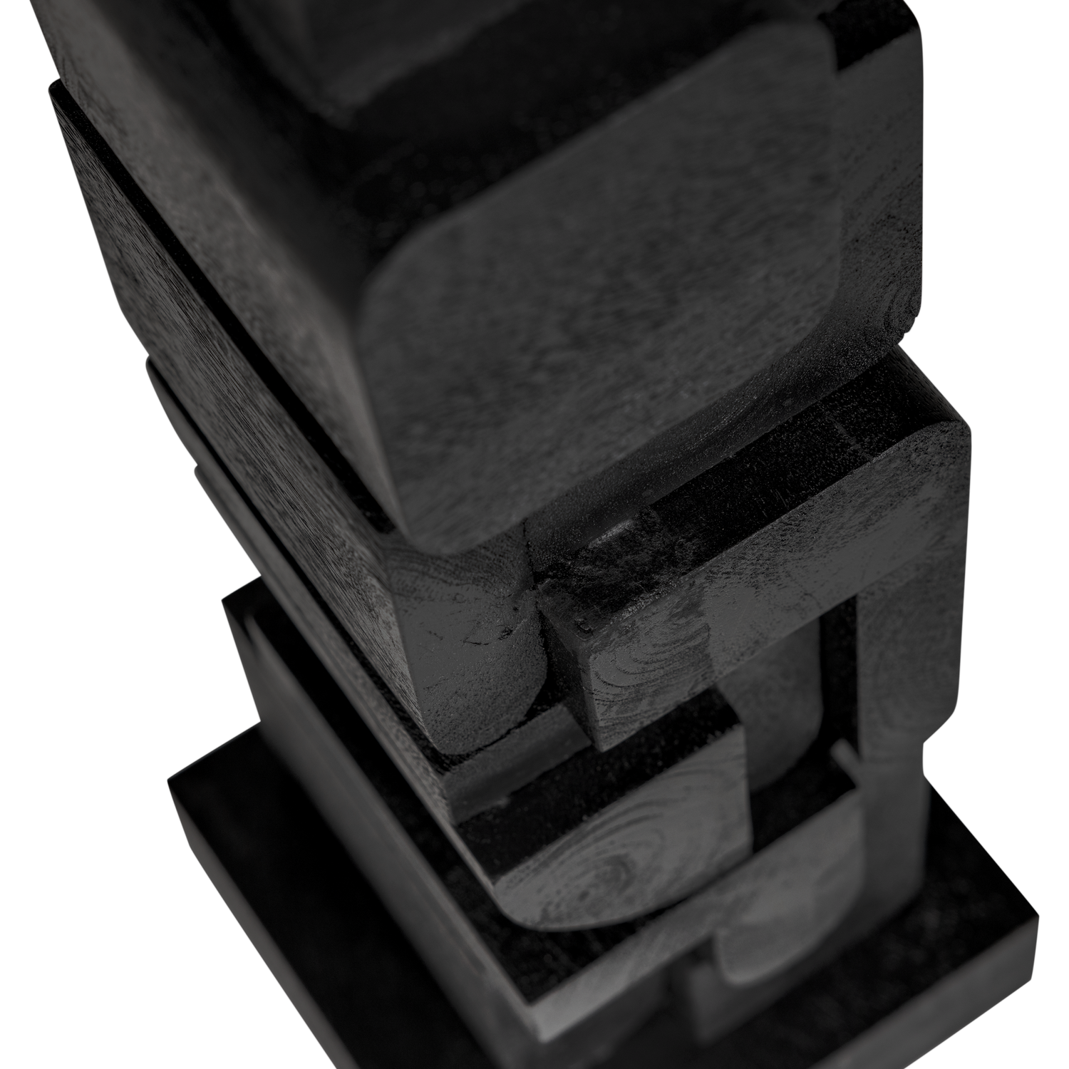 Isan sculptuur ornament hout zwart